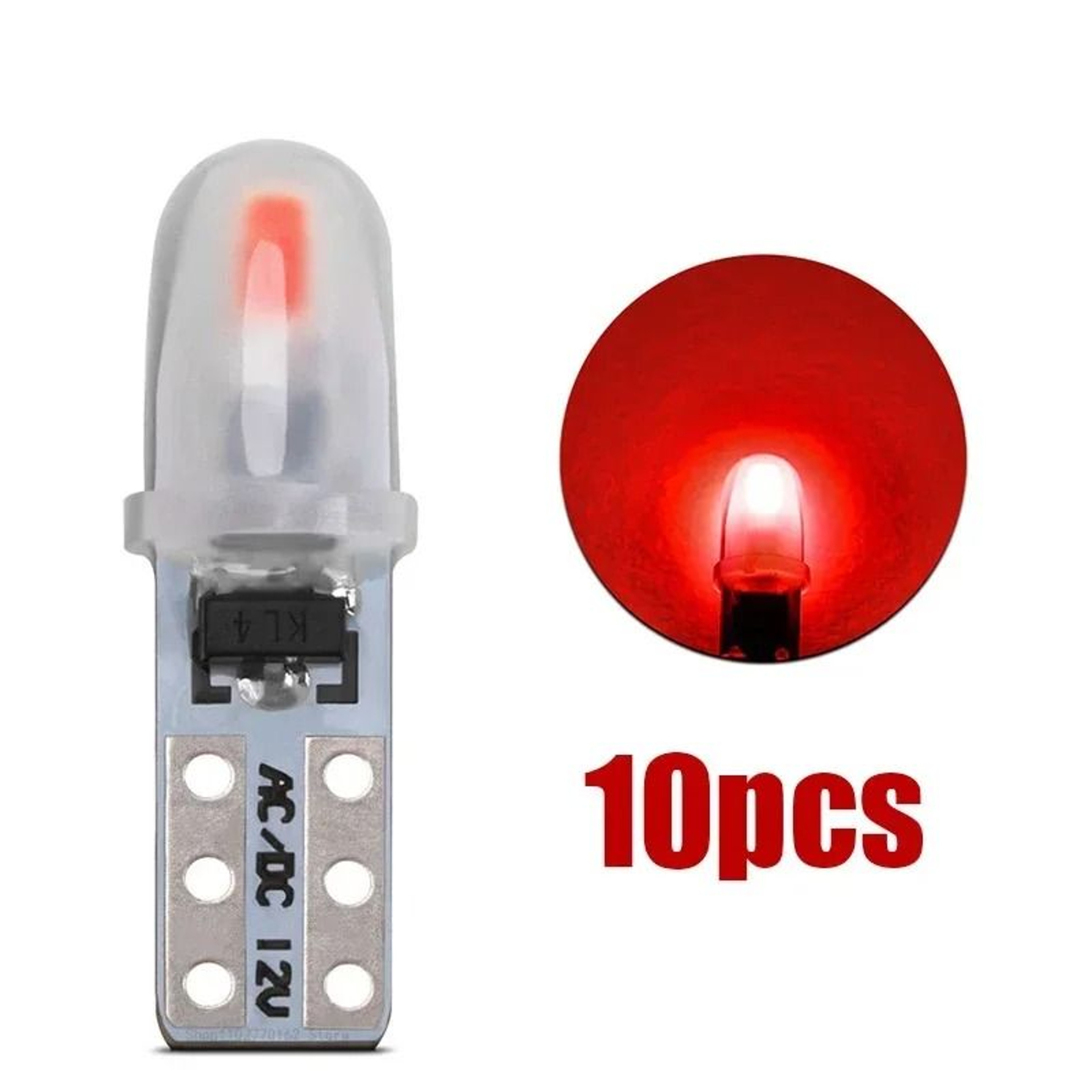 T5 LED Dashboard  Instrument Panel Light Bulbs 10 20 Or 30 Pack  12V White 3014 SMD 10