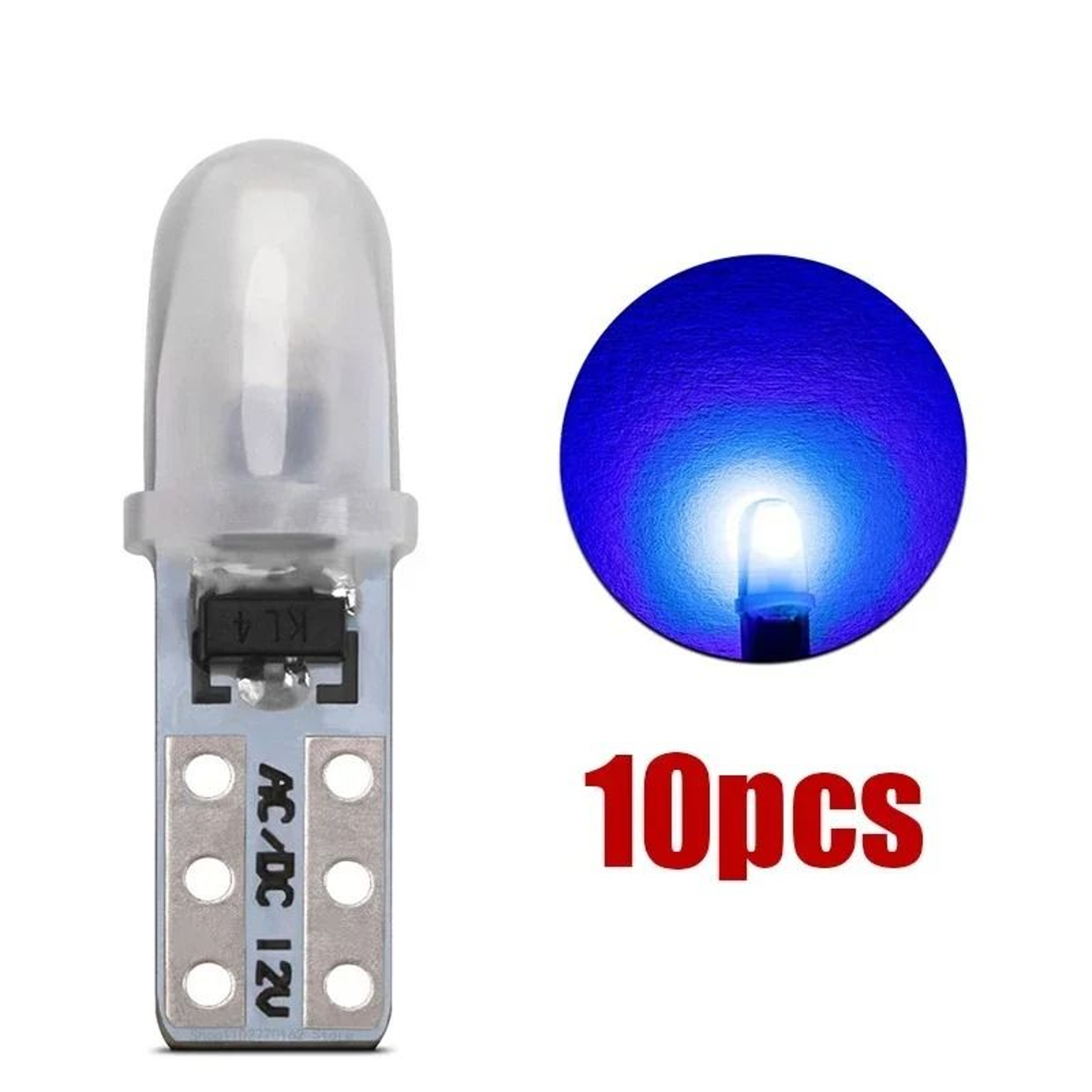 T5 LED Dashboard  Instrument Panel Light Bulbs 10 20 Or 30 Pack  12V White 3014 SMD 13