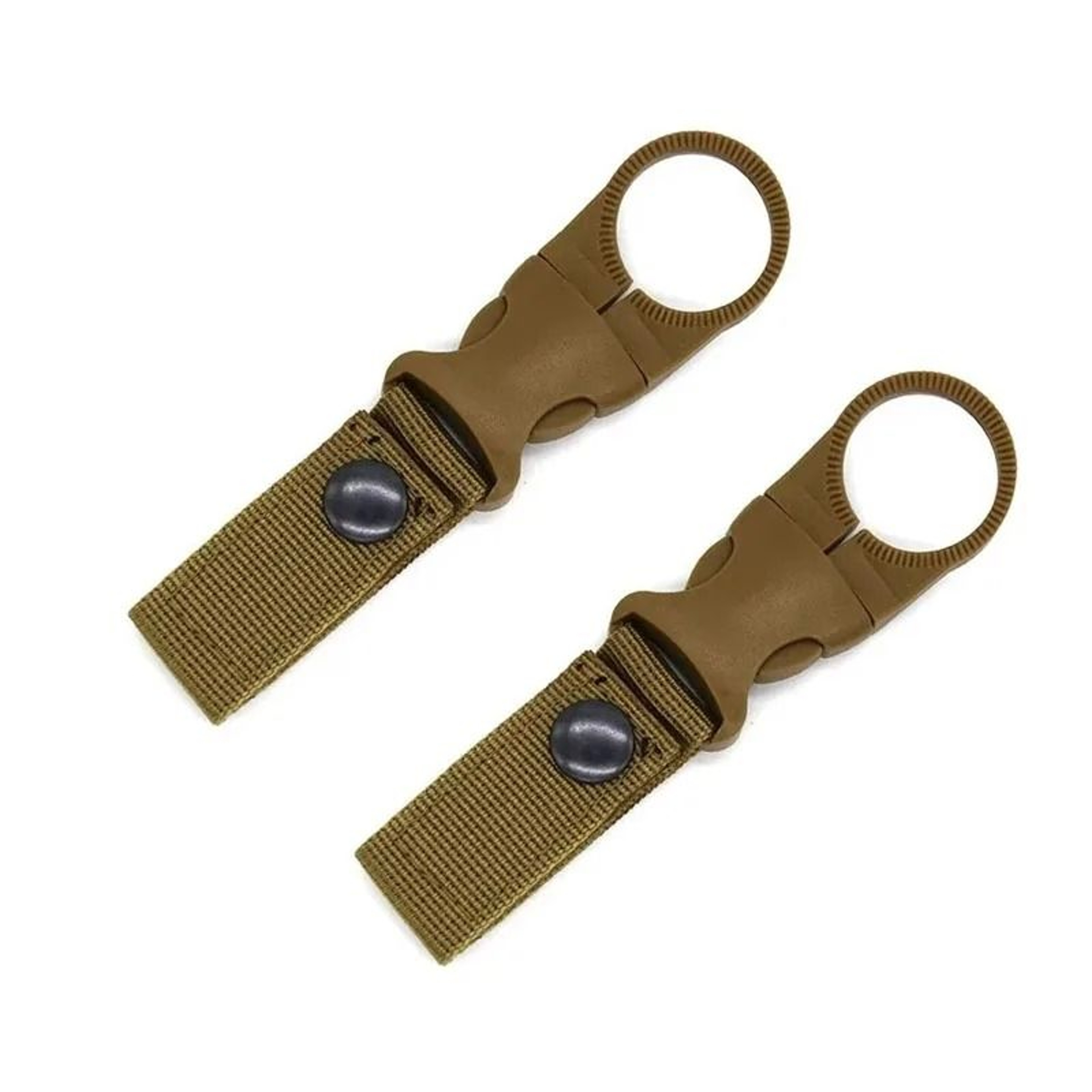 Tactical Nylon Webbing Carabiner Clip And Water Bottle Belt Hanger 6