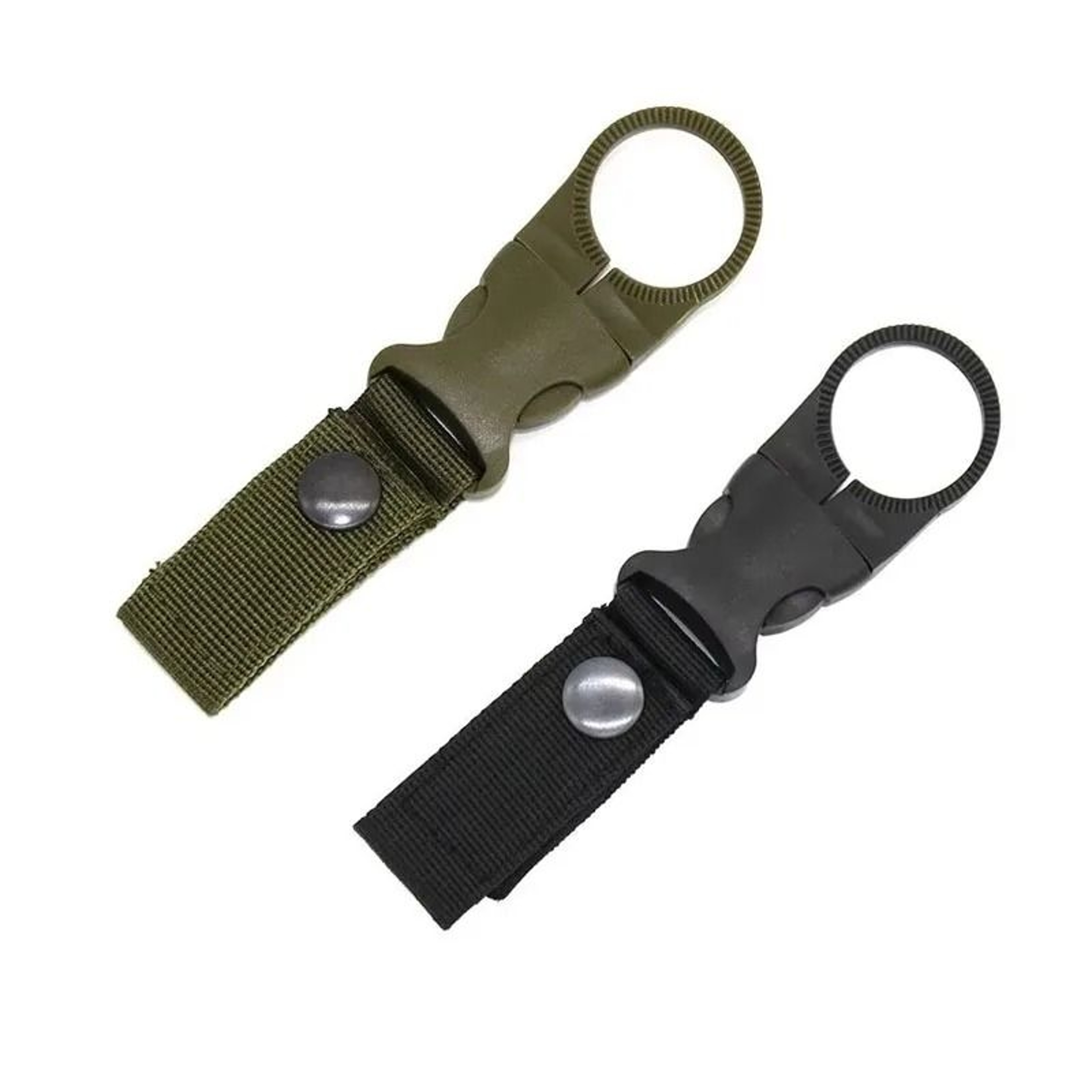 Tactical Nylon Webbing Carabiner Clip And Water Bottle Belt Hanger 12