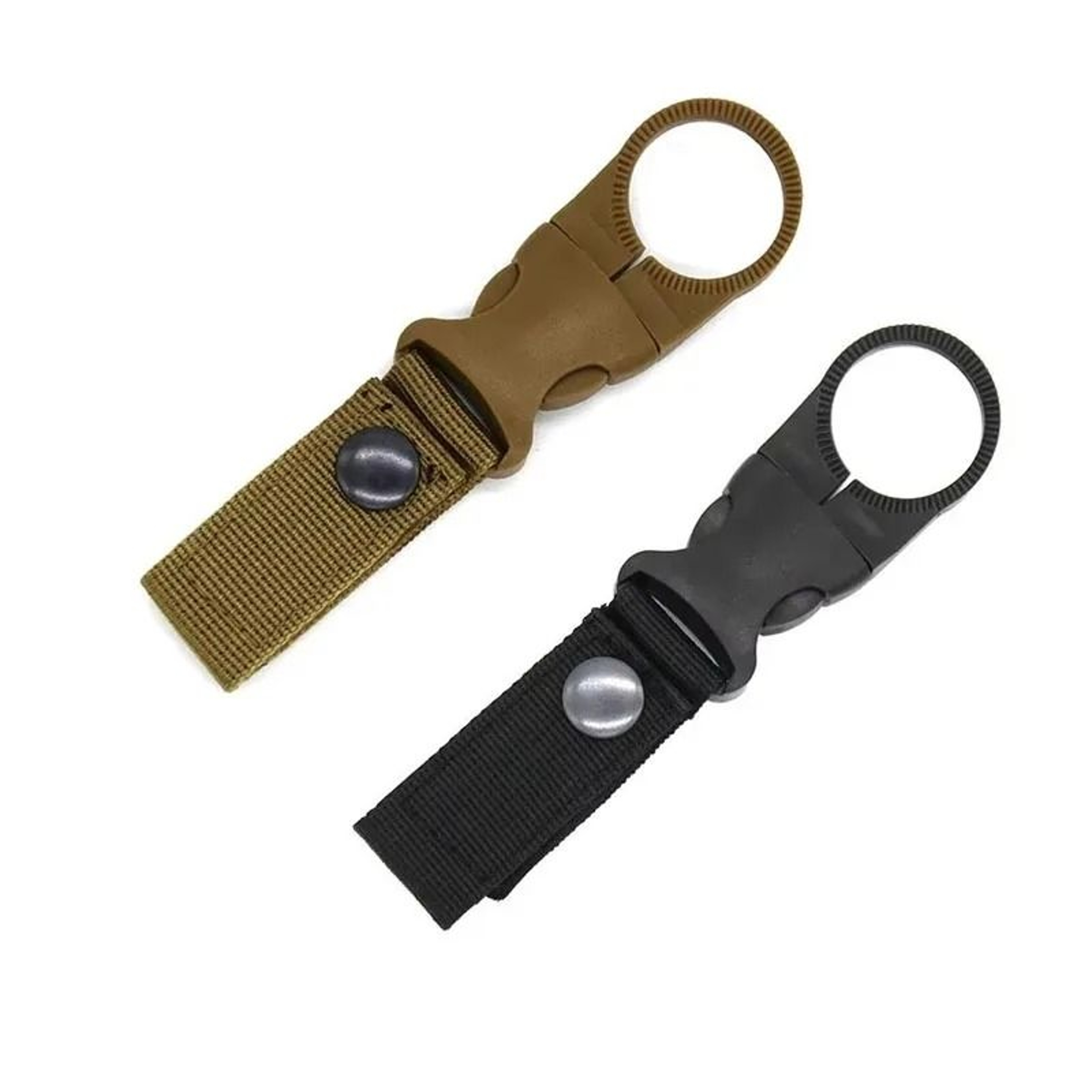 Tactical Nylon Webbing Carabiner Clip And Water Bottle Belt Hanger 14