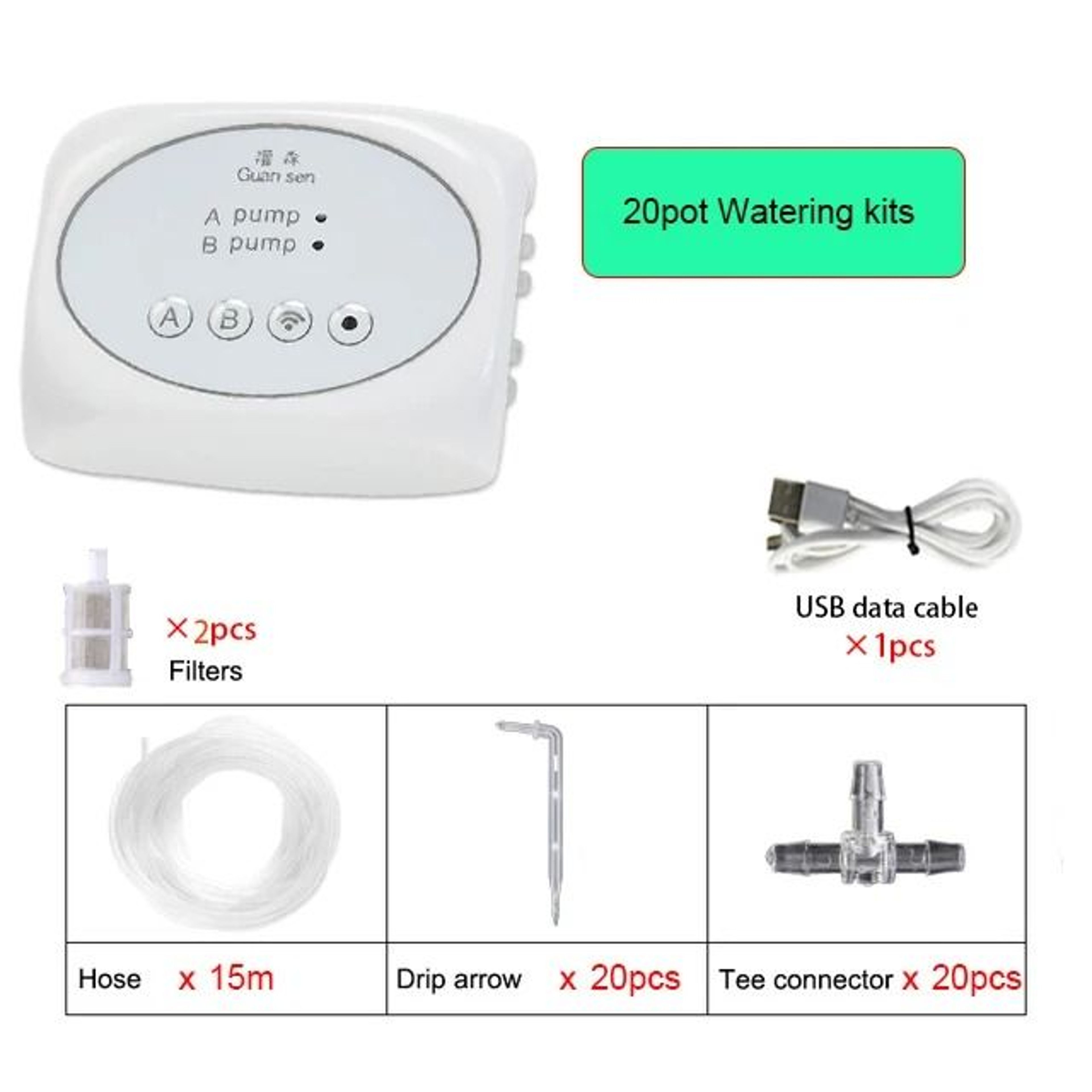 WiFi Smart Garden Irrigation Controller And Automatic Plant Drip Irrigation System Kit With App Con 7
