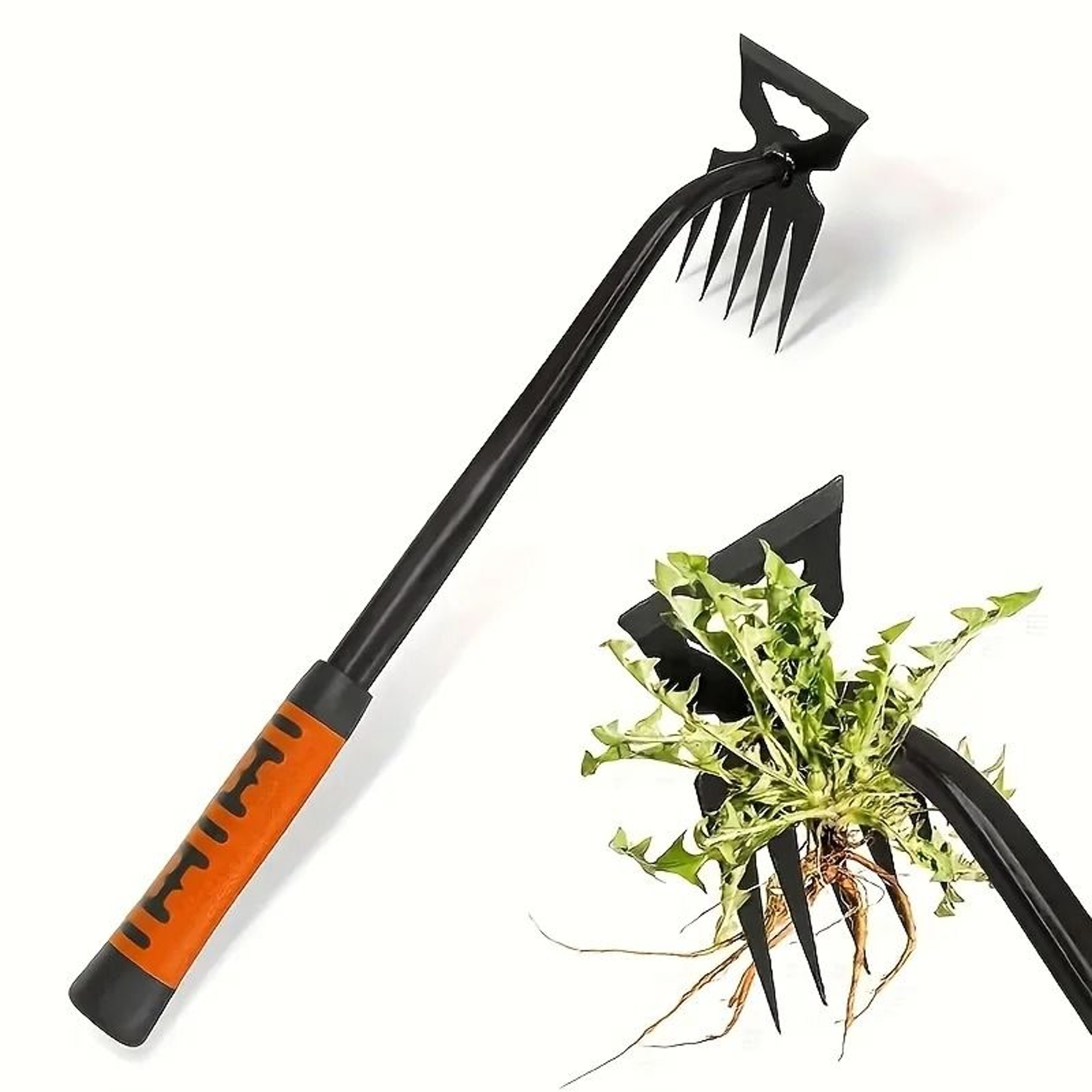 2in1 Dual Head Garden Weeding Rake And Manual Root Weeder 0