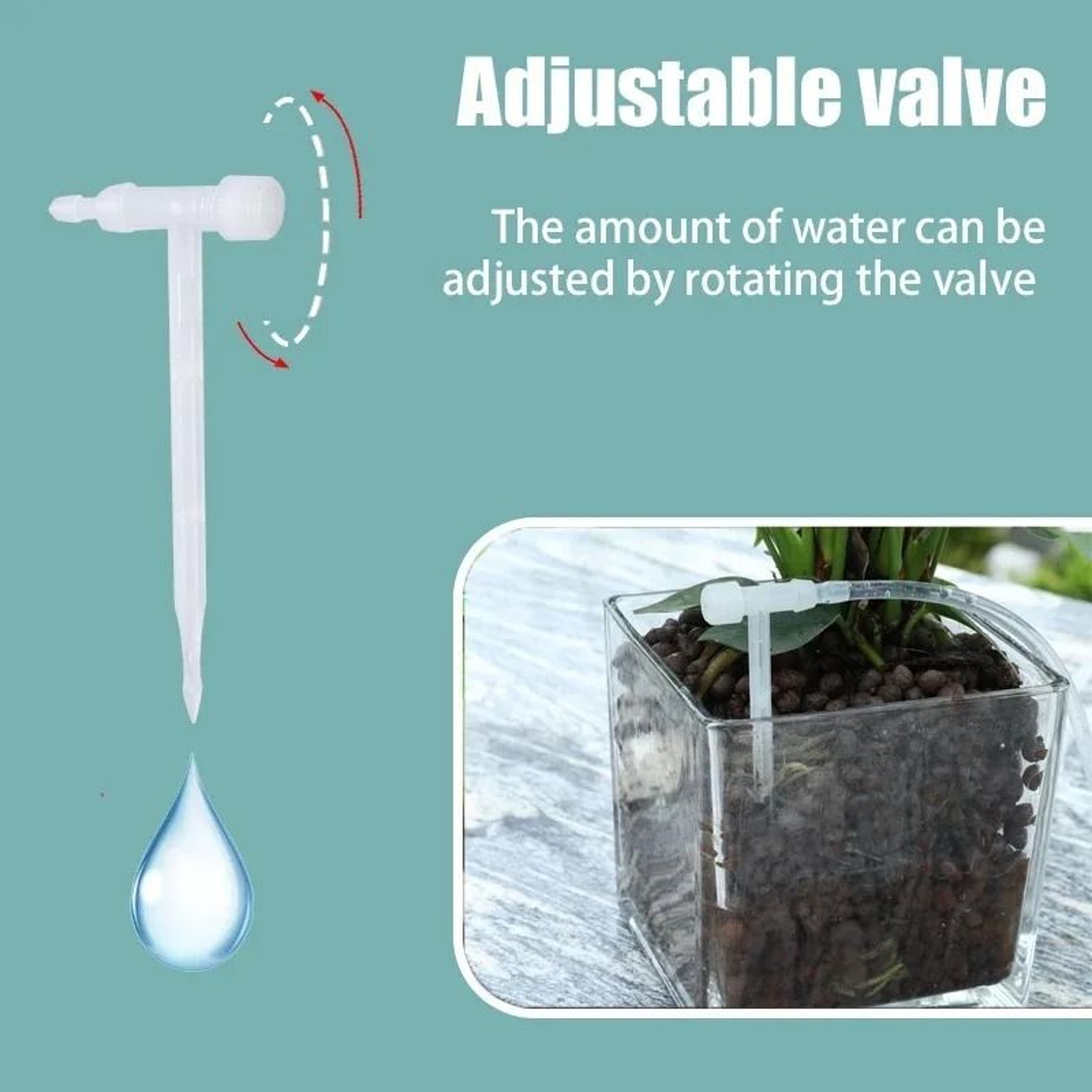 SolarPowered Intelligent Automatic Double Pump Drip Irrigation Controller With Adjustable Valves 2