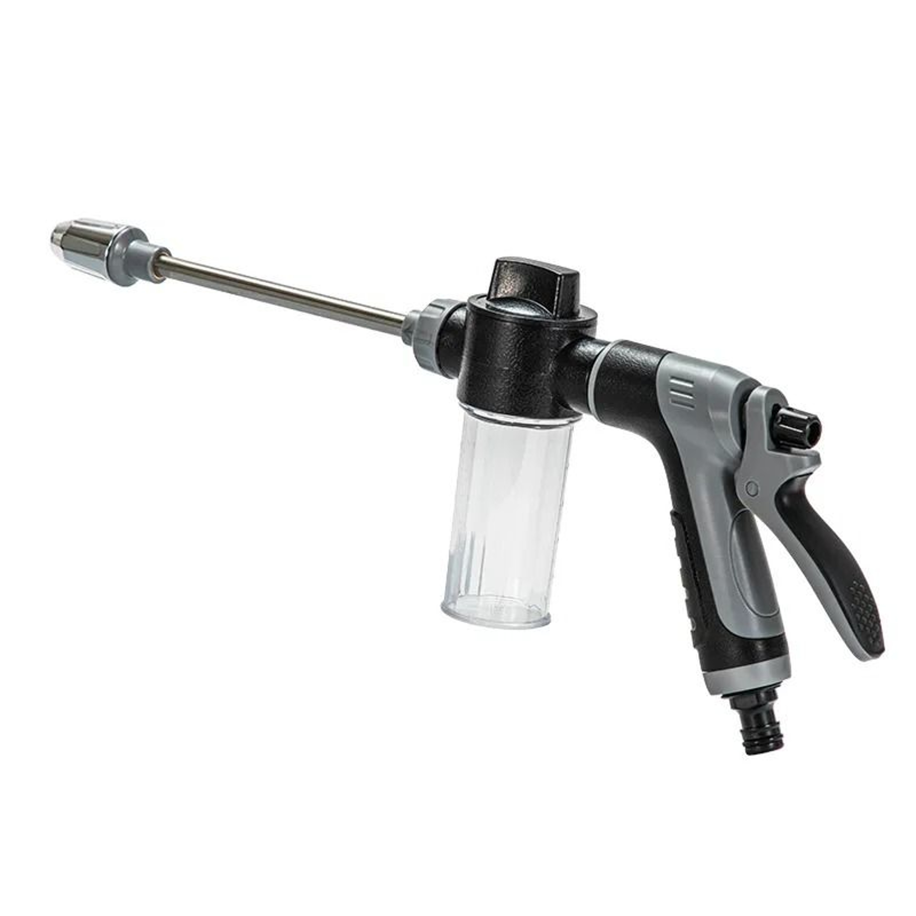 HighPressure Garden Water Spray Gun With BuiltIn Foam Bottle Container 3