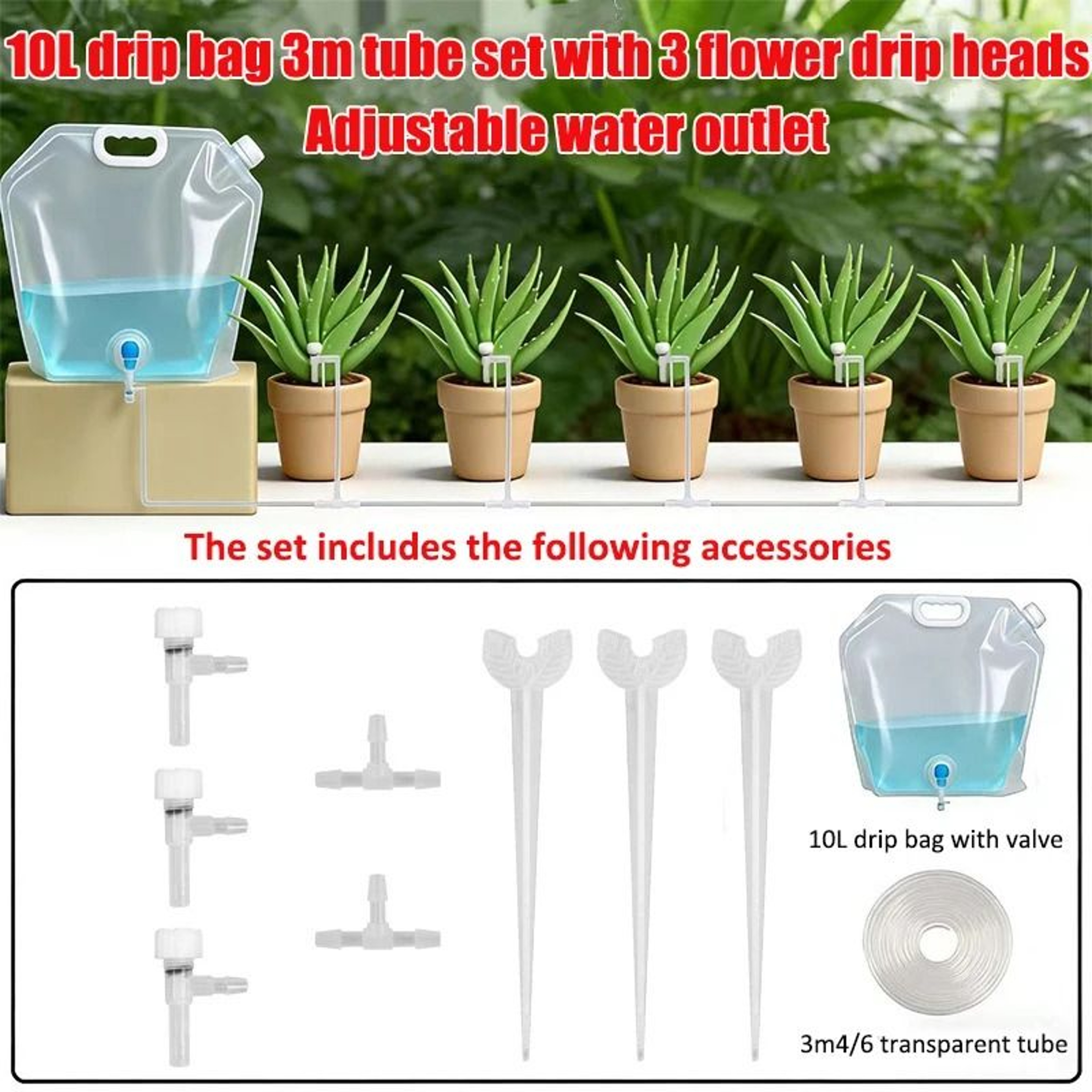26 Gallon Adjustable Drip Irrigation Plant Self Watering Bag For Indoor  Outdoor Plants 8
