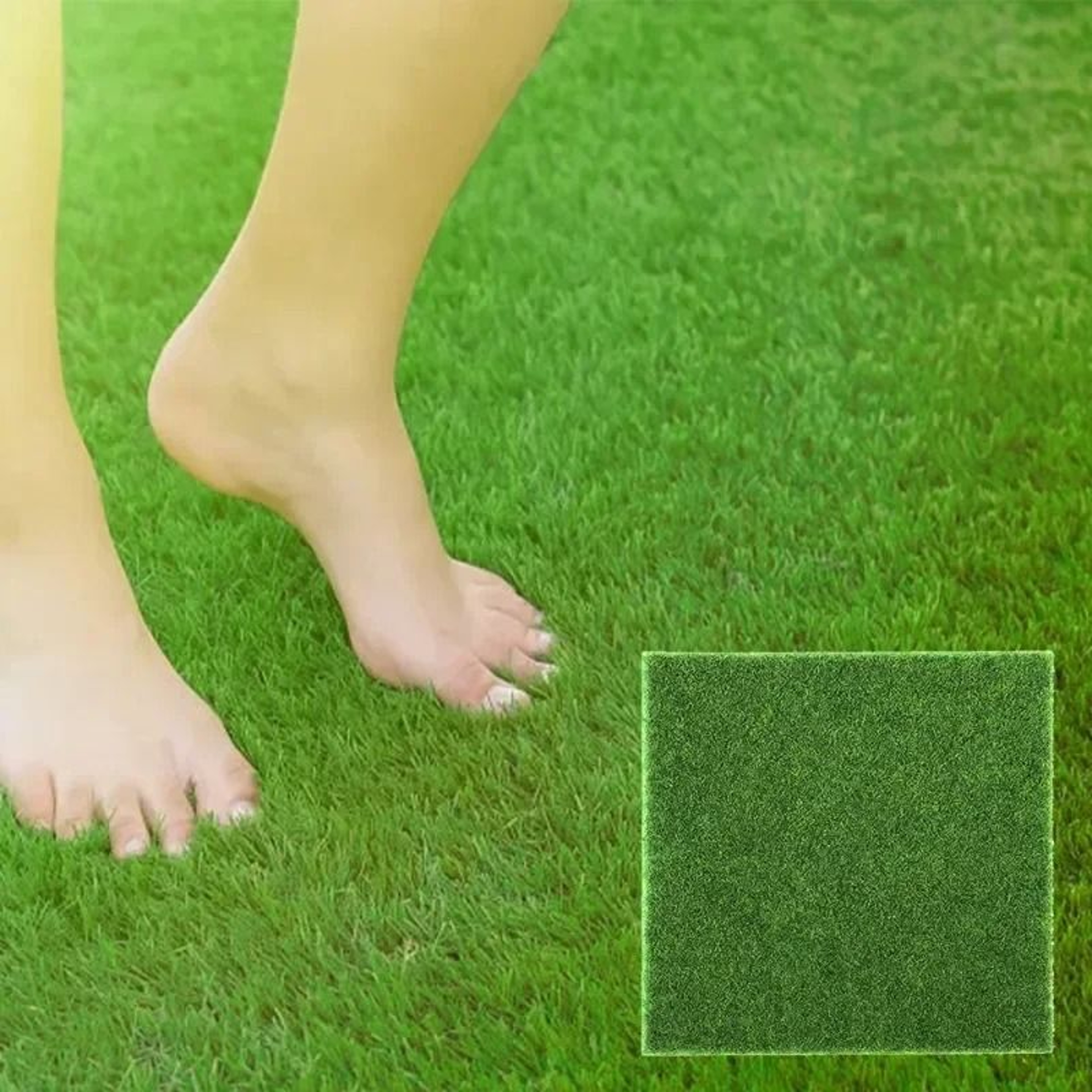 6 X 6 Inch DIY Artificial Green Grass Turf Mat For DIY Crafts Garden Aquarium And Wedding Decor 4