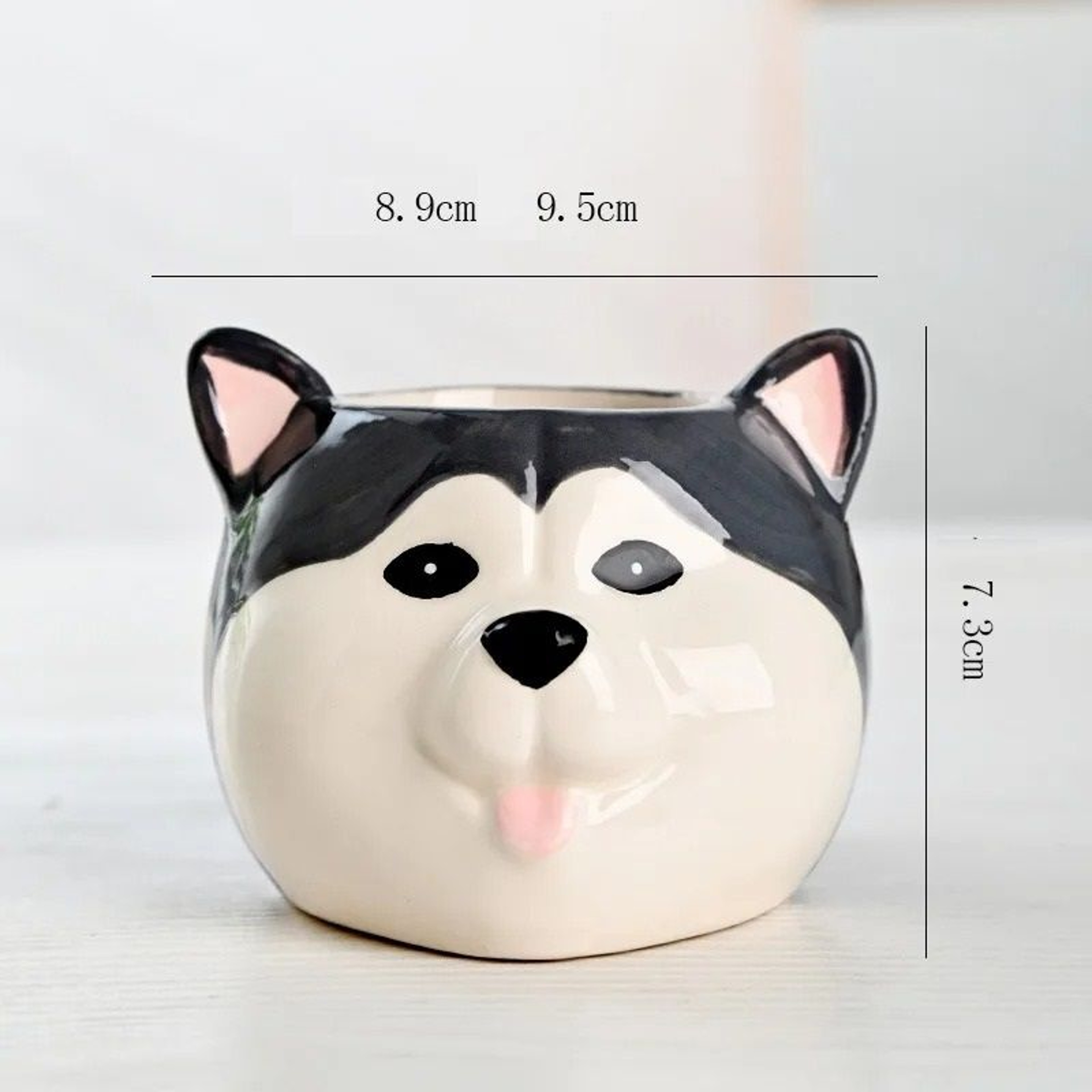Ceramic Animal Succulent Flower Pot  Decorative Tabletop Planter Vase For Home  Office 5