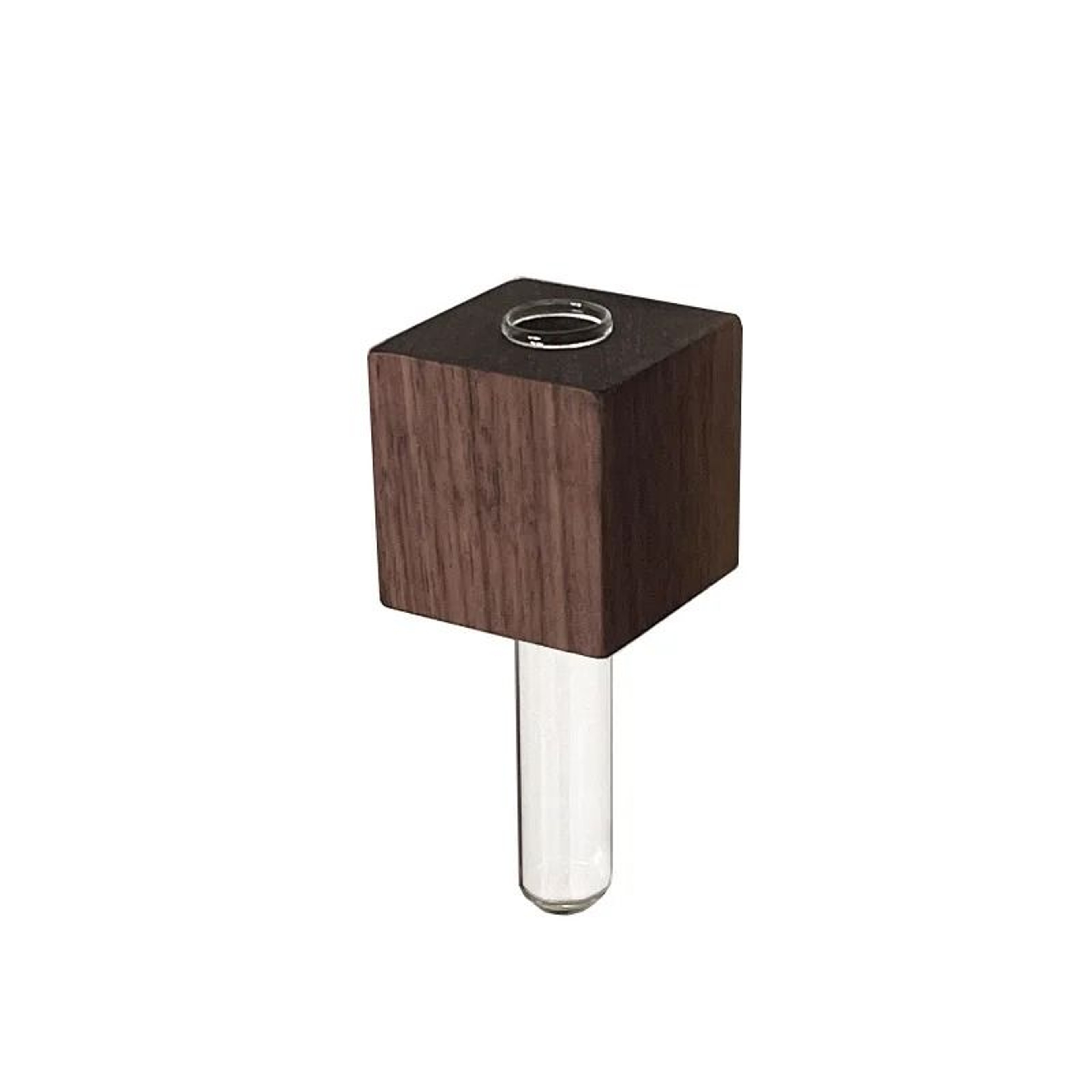 Wooden Refrigerator Magnet Glass Test Tube Vase  Magnetic Hydroponic Planter 5