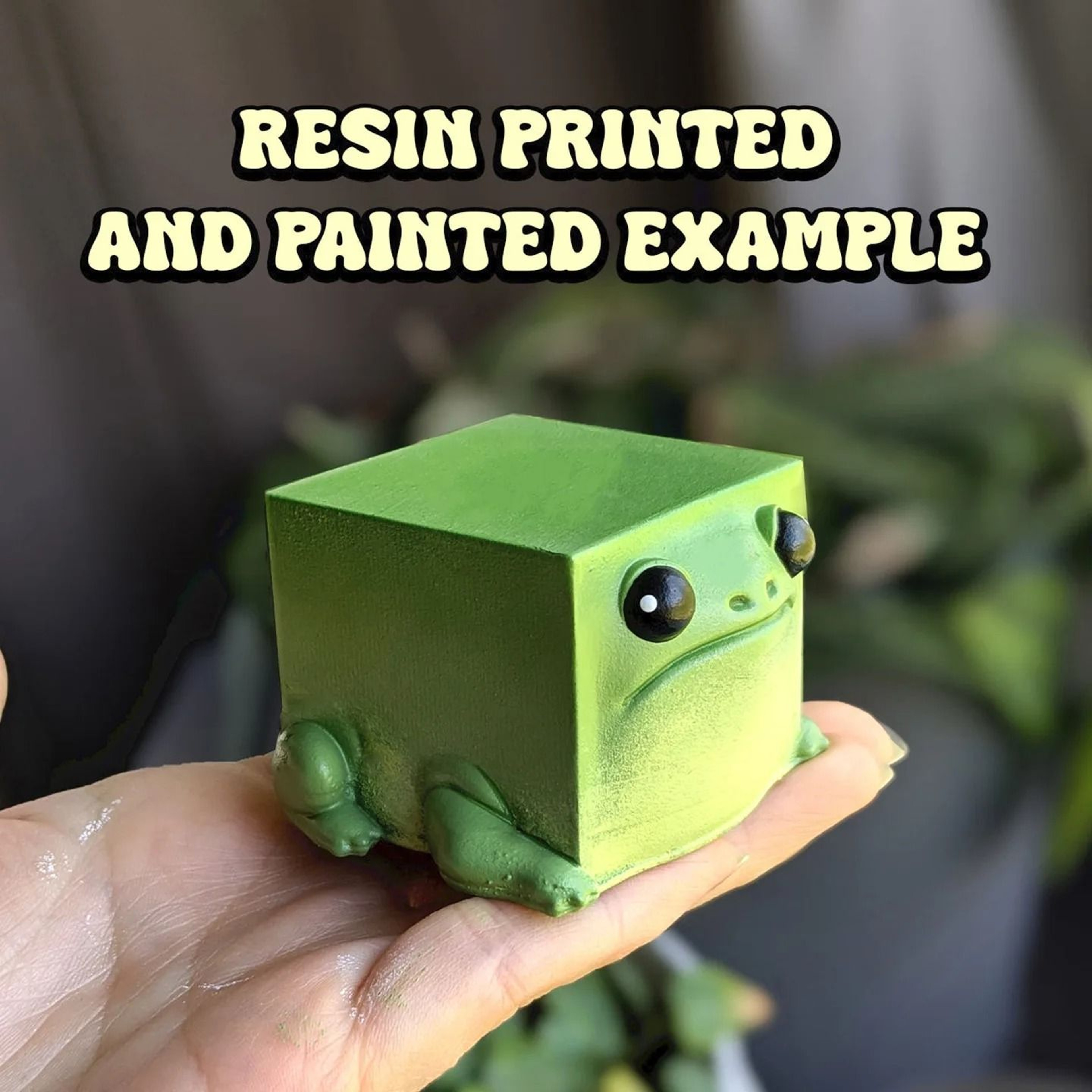 UglyCute Frog Resin Figurine  Funny Animal Sculpture For Home And Garden Decor 1