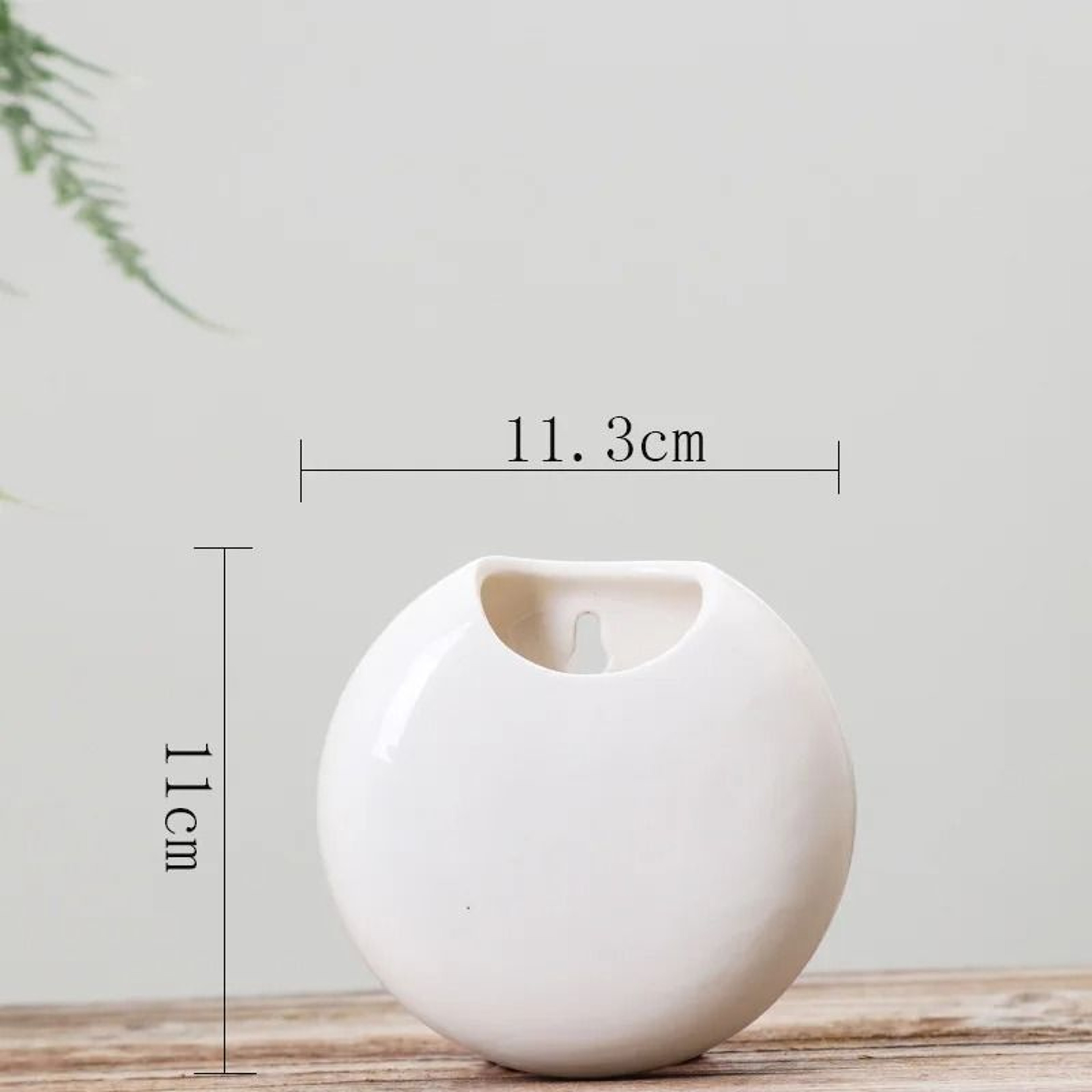 Retro Black  White WallMounted Ceramic Planter  Creative Hydroponic Succulent Vase 6