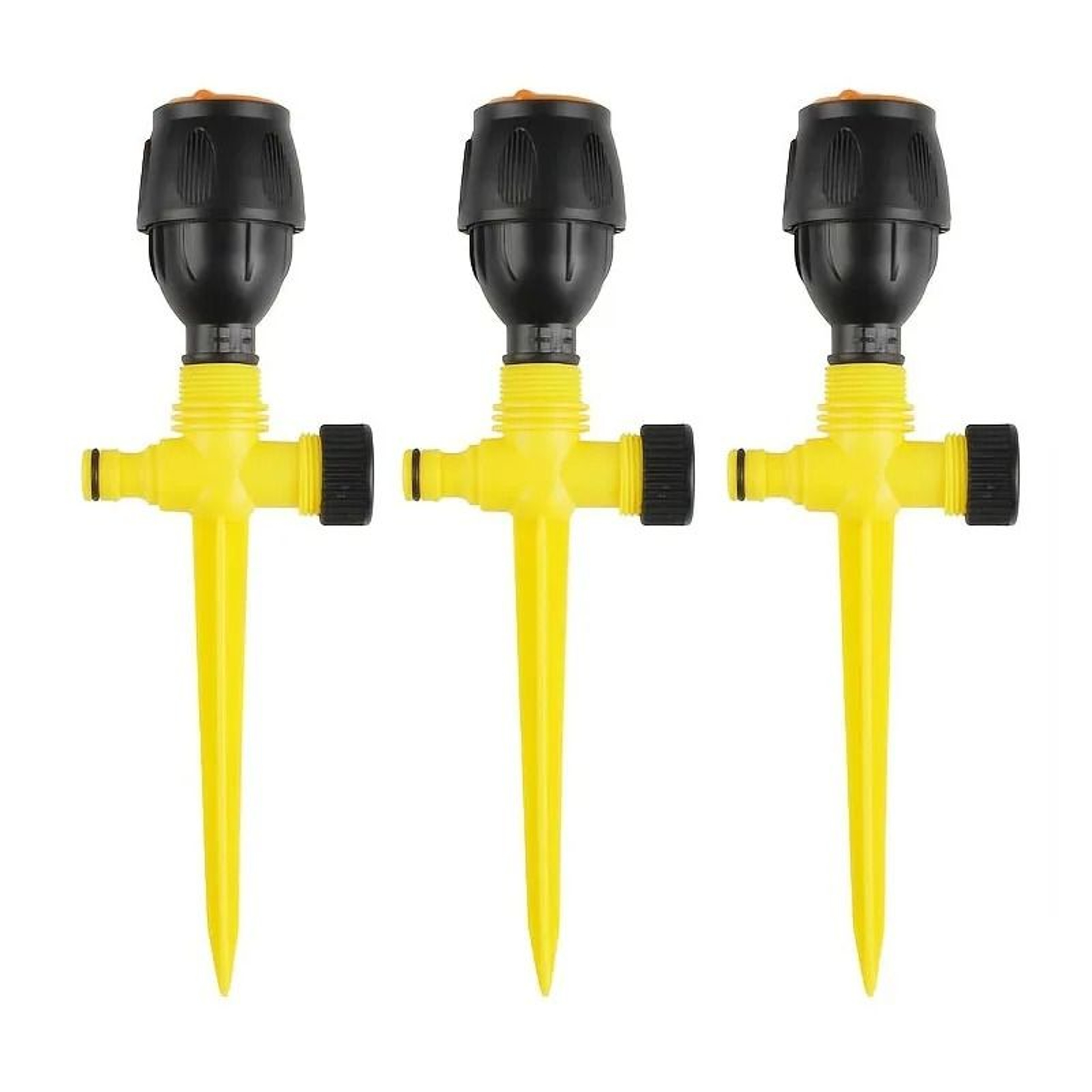 360 Automatic Rotating Lawn Sprinkler Set  Linkable Ground Spike Irrigation Sprinkler 6