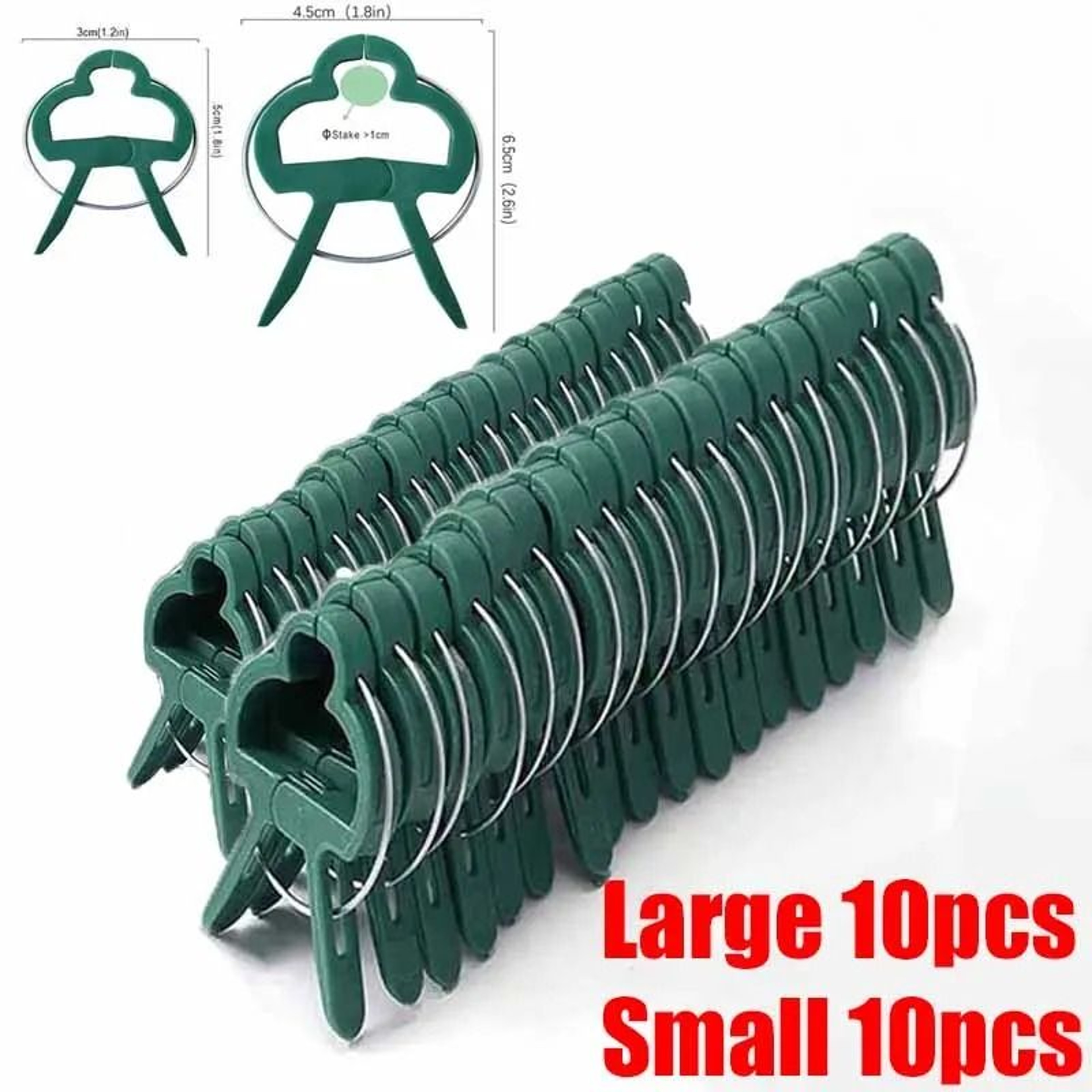 Reusable Plant Fixed Clips – Greenhouse Stem Fasteners for Tomatoes, Vines, and Vegetables – view 1