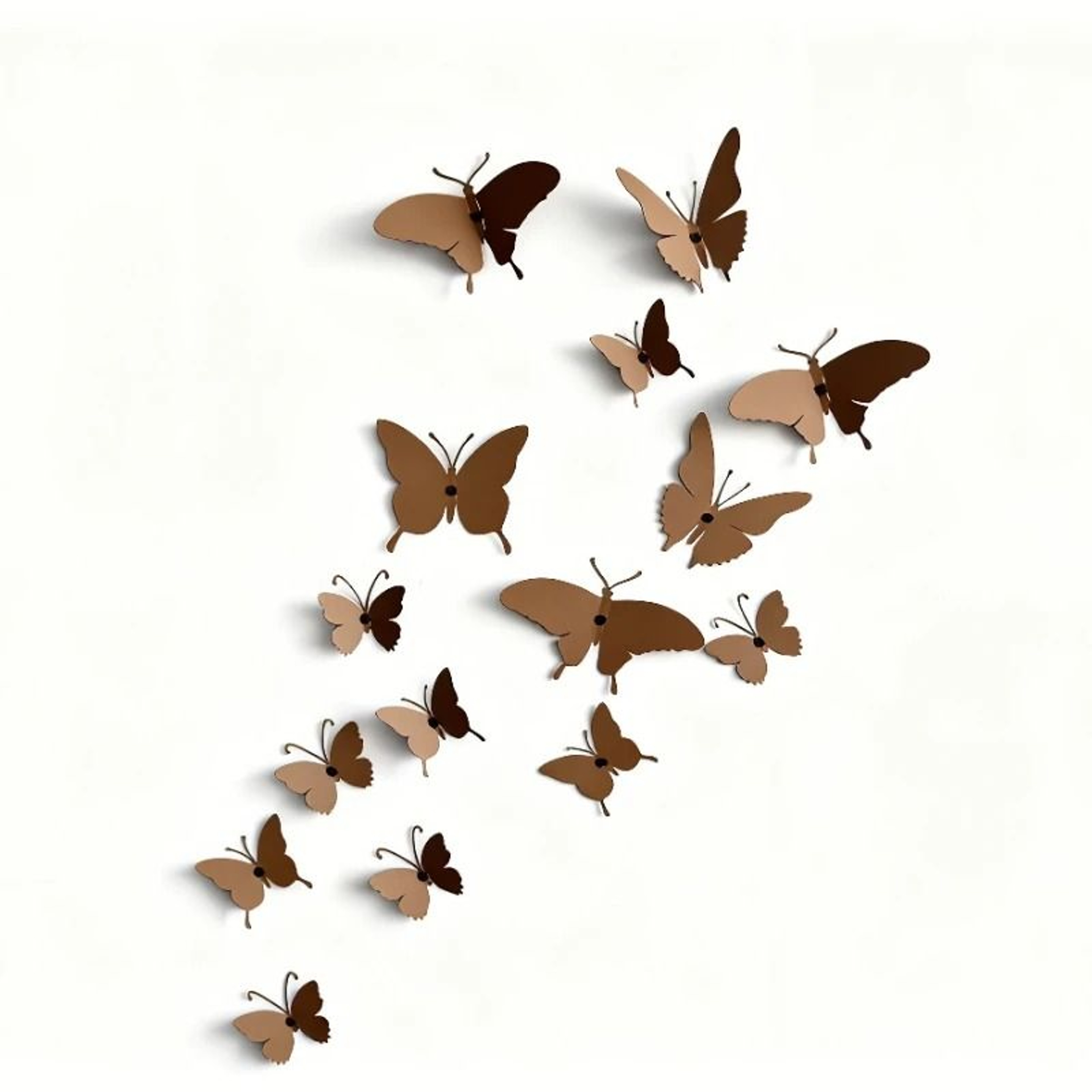Metal Butterfly Garden Wall Art  Outdoor Hanging Fence Decoration For Patio And Yard 5