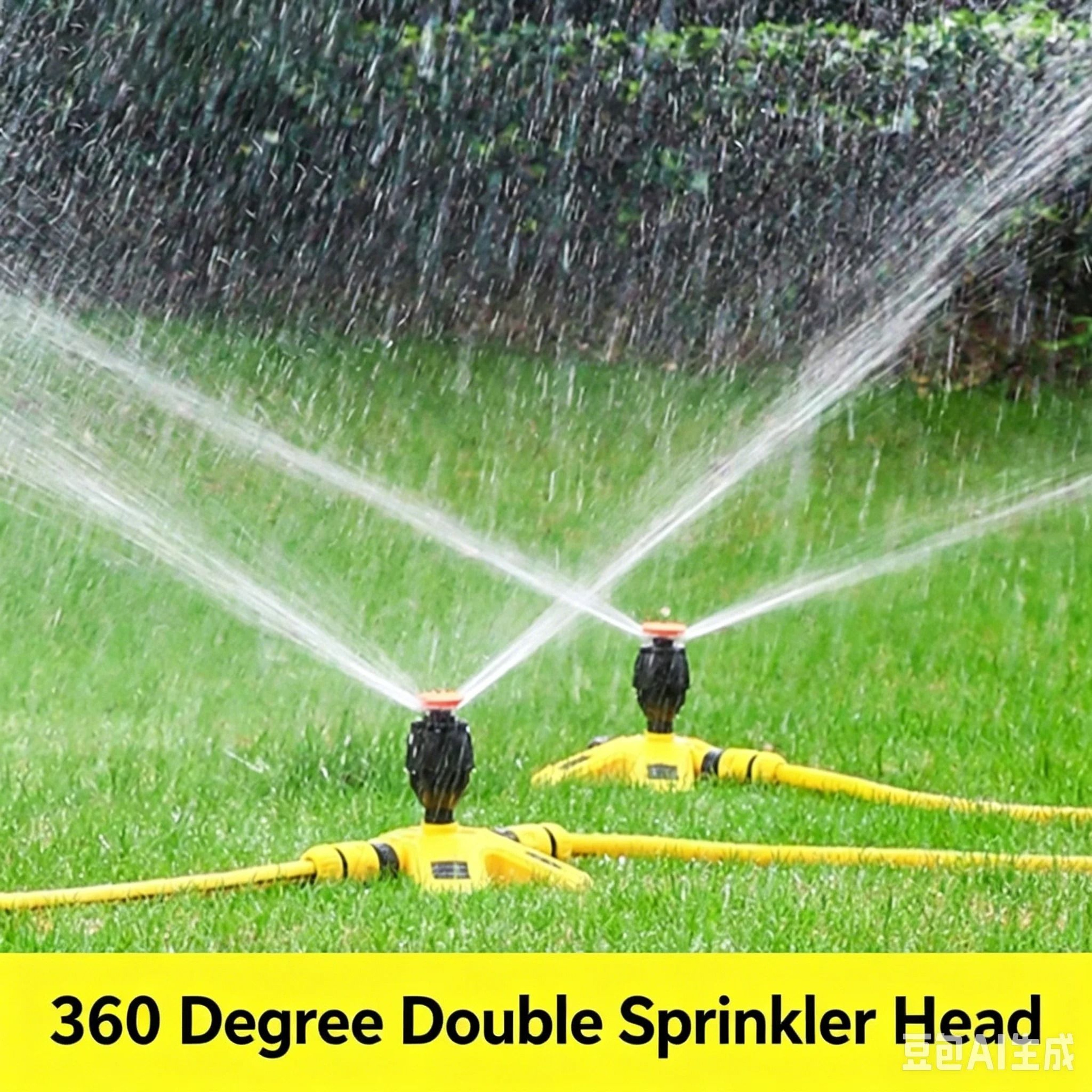360 Automatic Rotating Lawn Sprinkler  Multi Connectable Water Spray Nozzle For Garden And Yard Irr 0