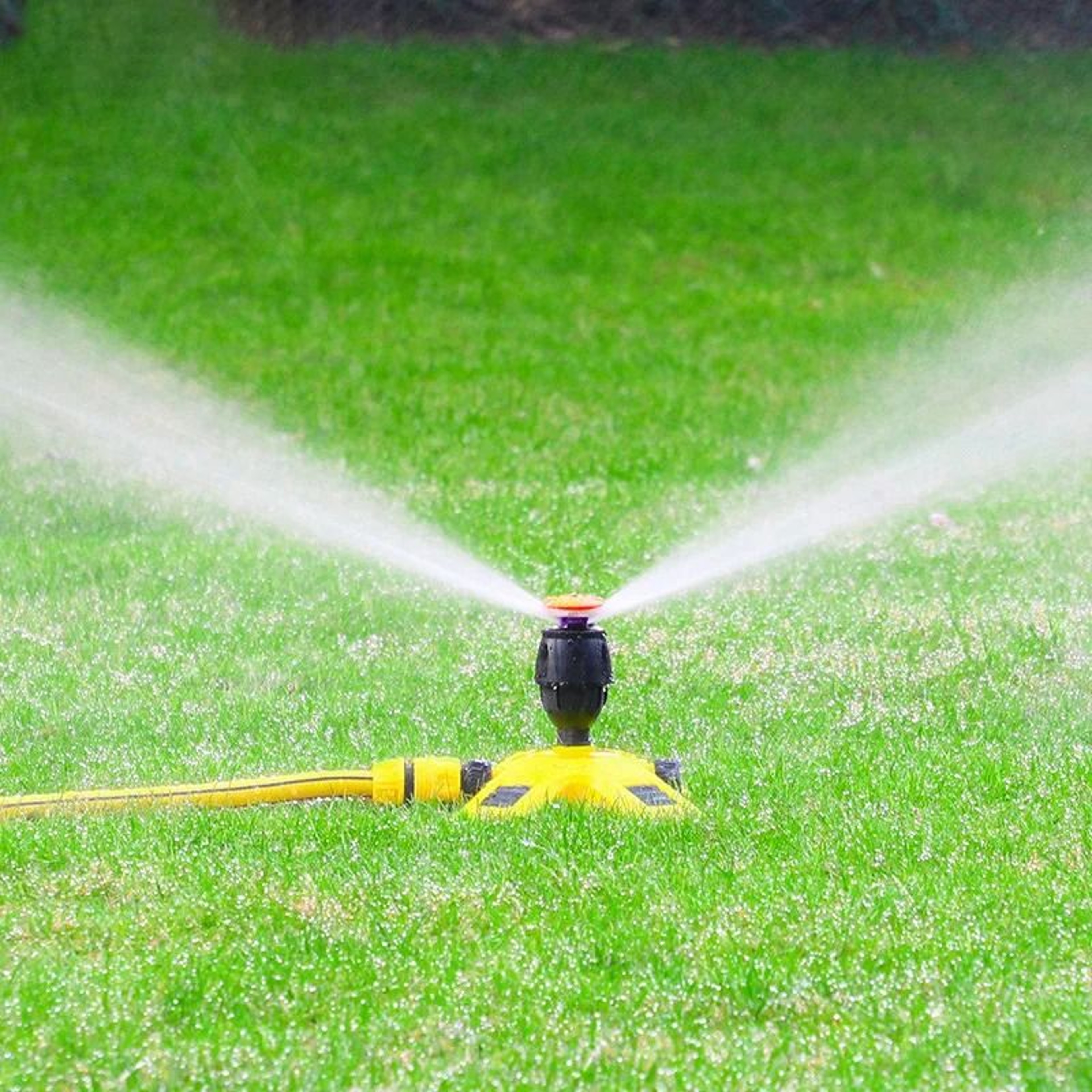 360 Automatic Rotating Lawn Sprinkler  Multi Connectable Water Spray Nozzle For Garden And Yard Irr 2