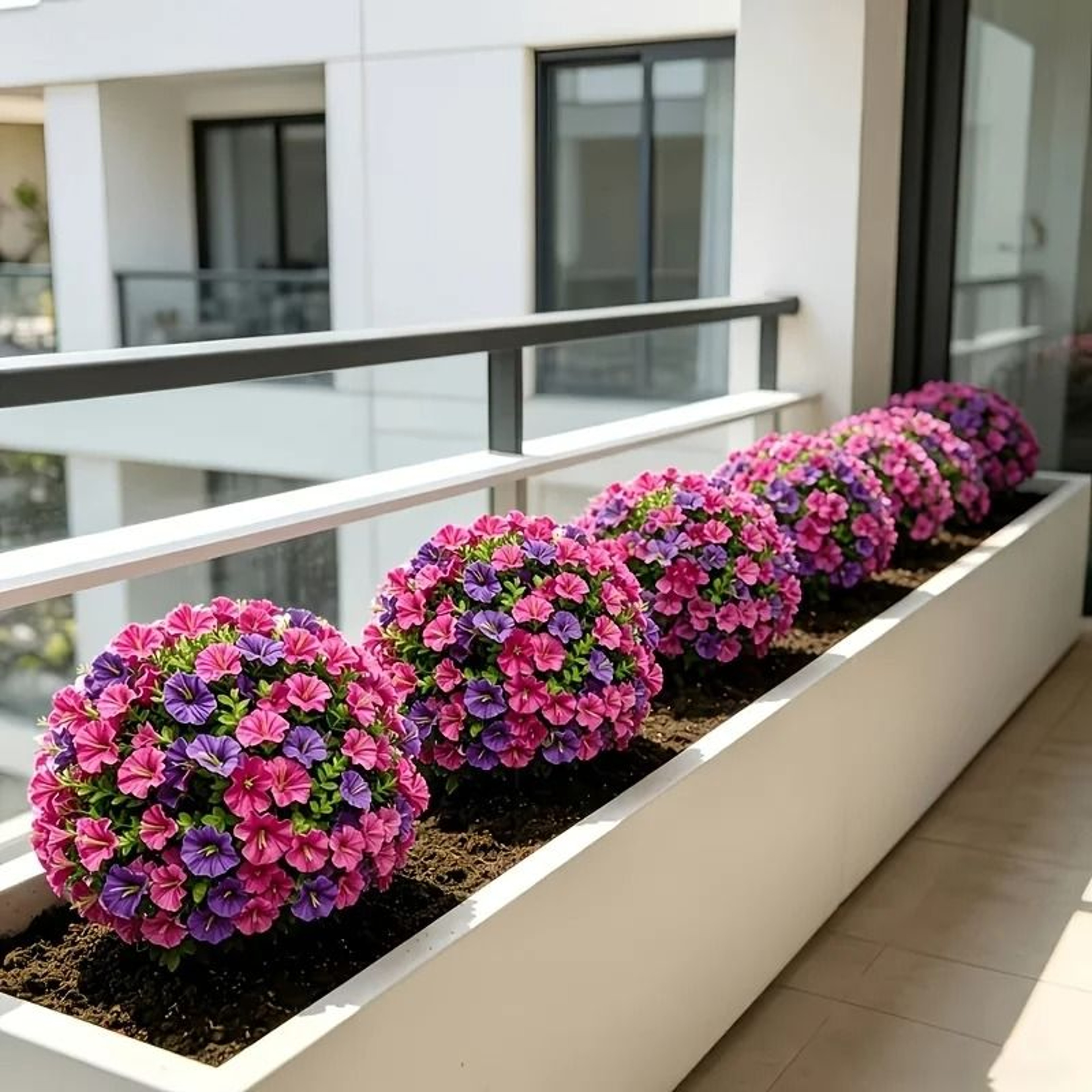 Artificial Morning Glory Flower Stakes With Ground Nails  Fake Greenery Picks For Garden Yard And P 2