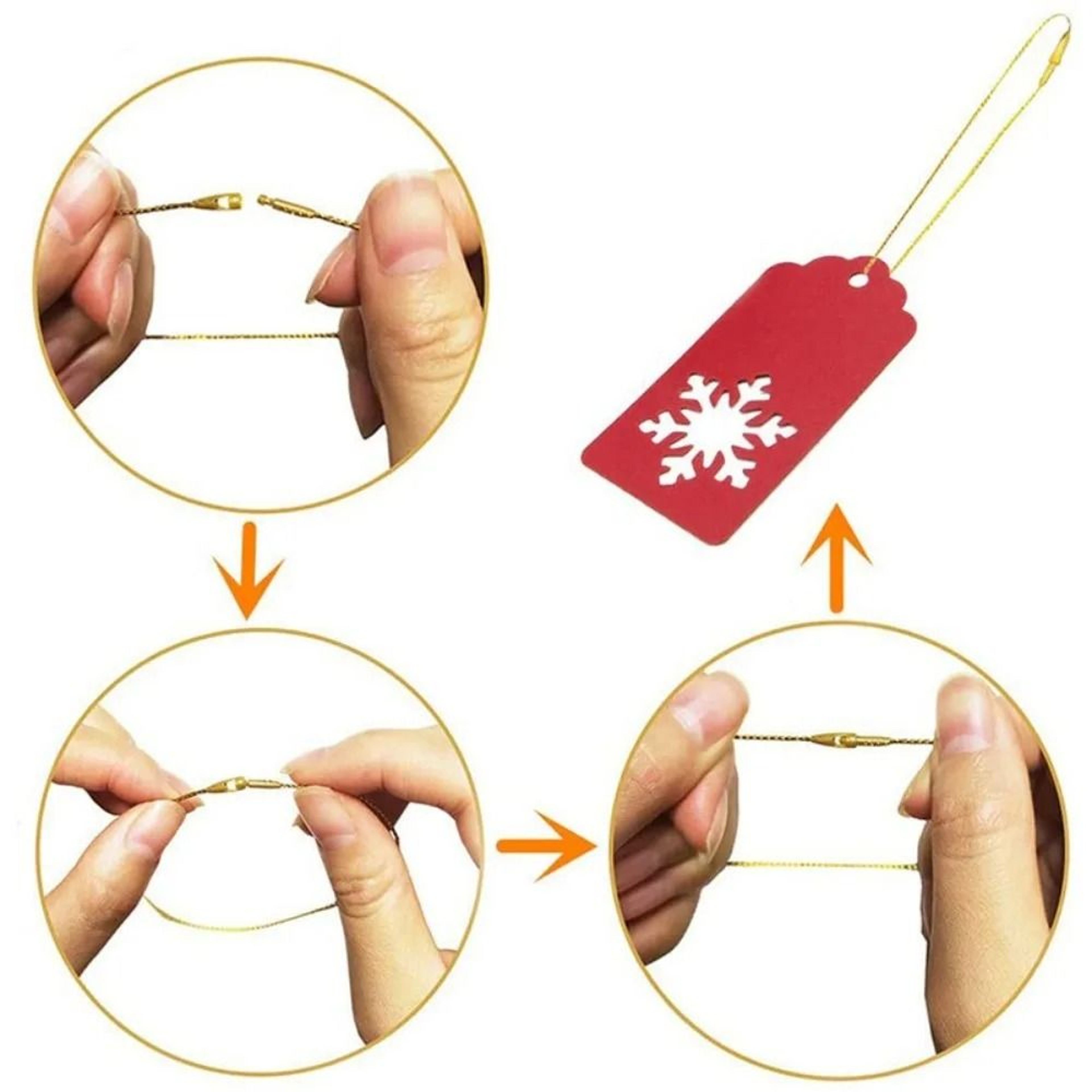 100 PCS Christmas Ornament Hanging Strings 5