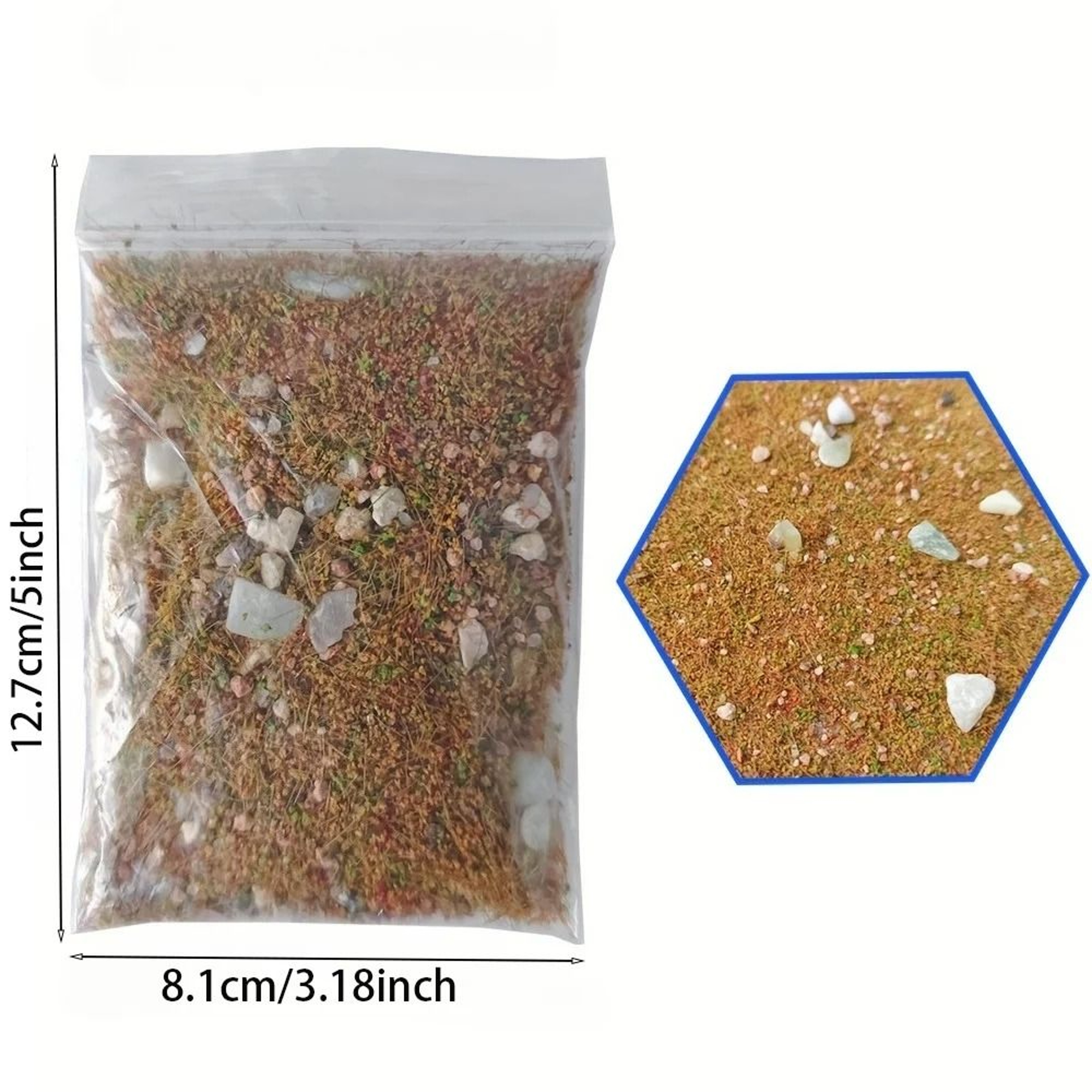 1.058 oz (30g) DIY Model Stone and Grass Powder Mix – Simulated Lawn & Sand Table Miniature Landscape Vegetation – view 9