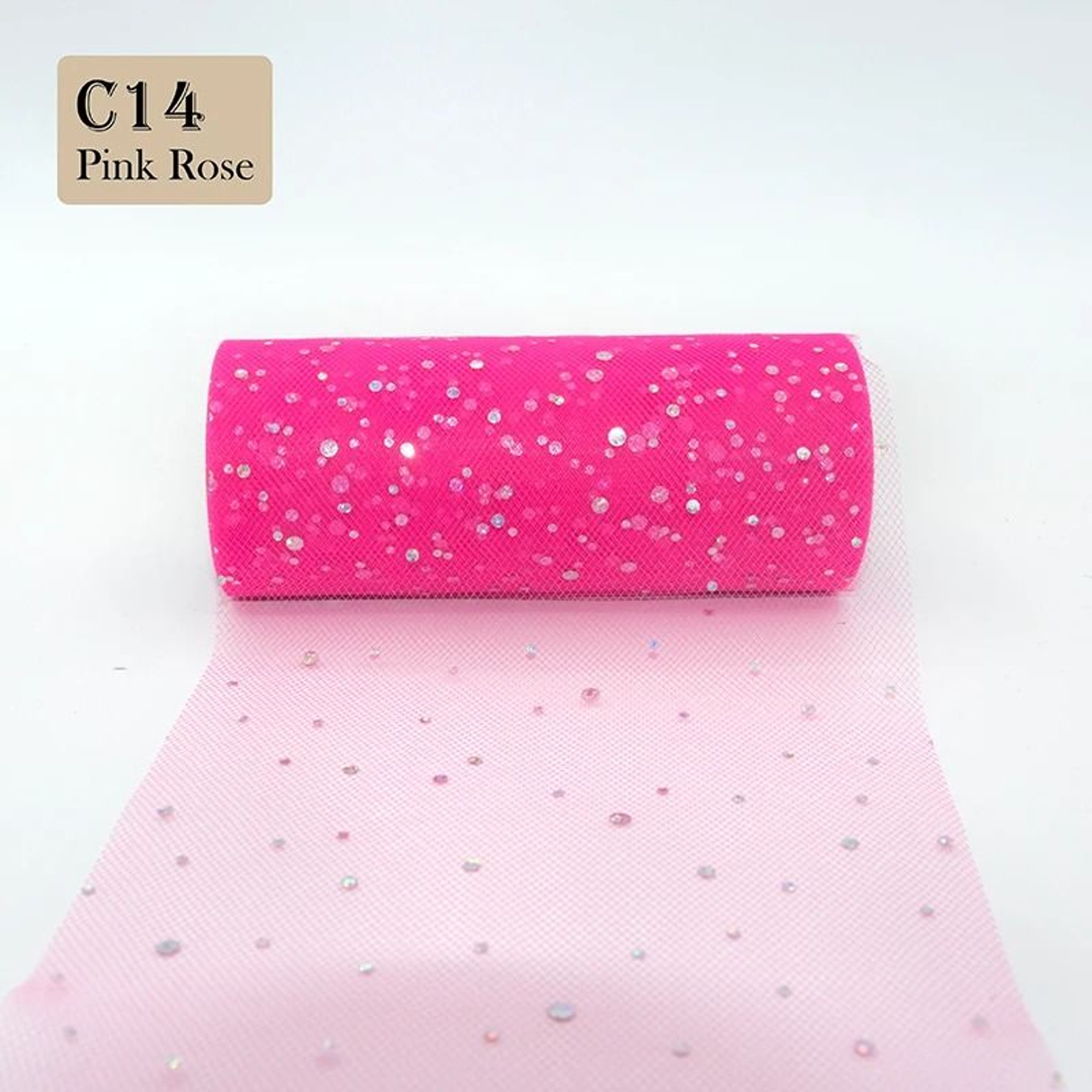 Sparkling Laser Tulle Mesh Spool 10 Yards 15cm  Sheer Glitter Fabric Roll For Wedding Decor DIY Ski 11
