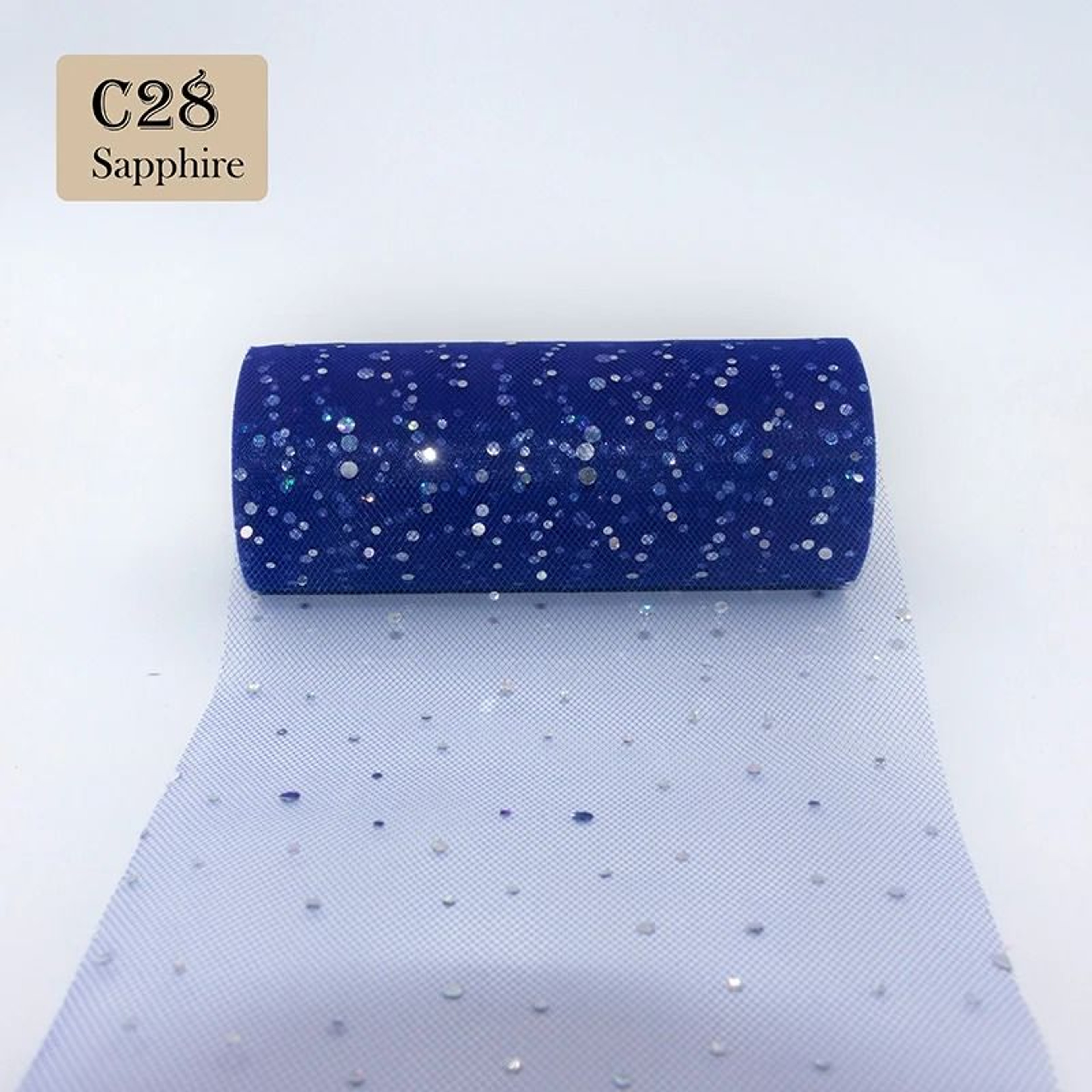 Sparkling Laser Tulle Mesh Spool 10 Yards 15cm  Sheer Glitter Fabric Roll For Wedding Decor DIY Ski 18