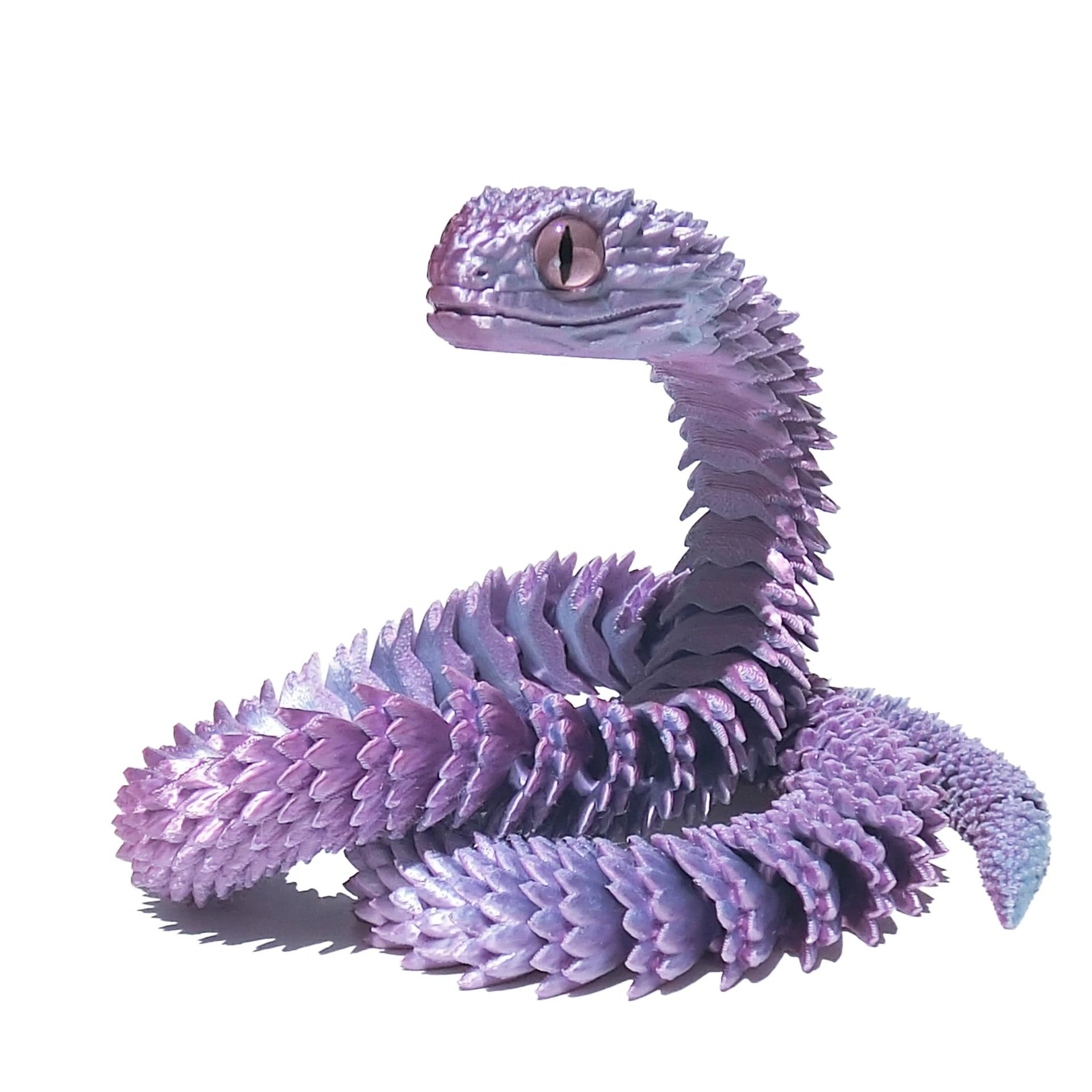 3D Printed Snake Movable Joint Simulation Figurine Creative Desktop Ornament New Year Gift And Fidg 10