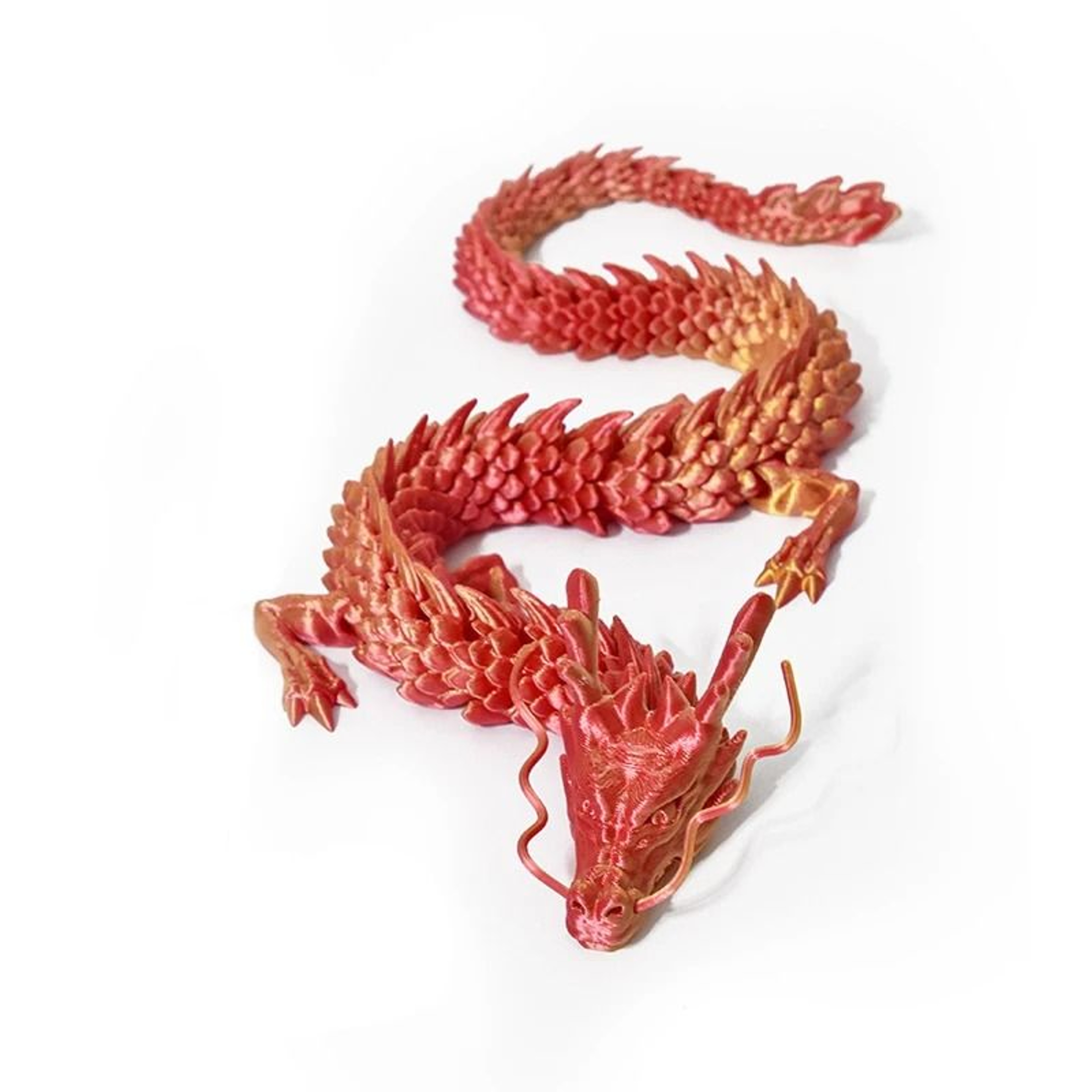 3D Printed Snake Movable Joint Simulation Figurine Creative Desktop Ornament New Year Gift And Fidg 28