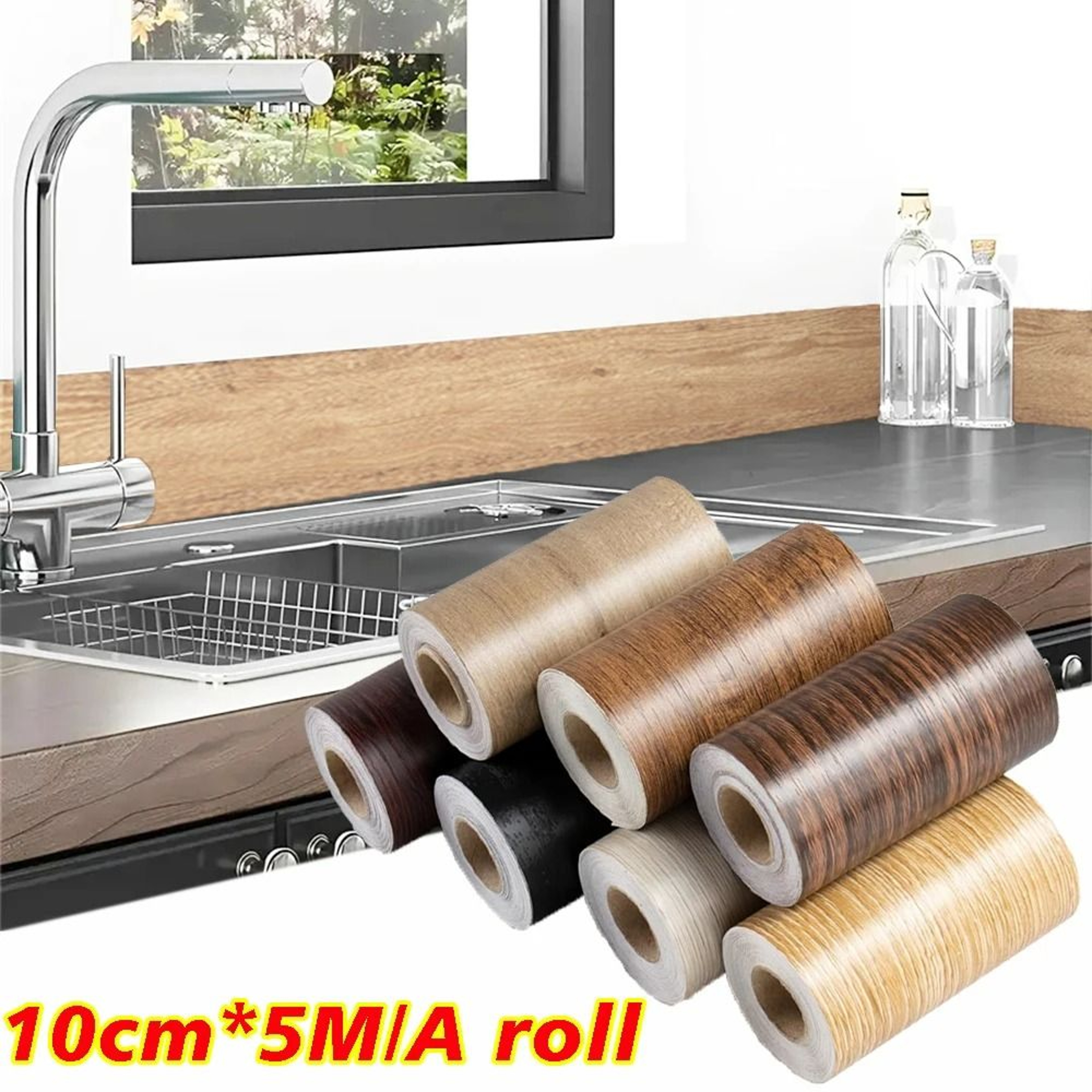 5m Self Adhesive Wall Trim Line Skirting Border Waterproof Baseboard Sticker For Living Room And Ho 3