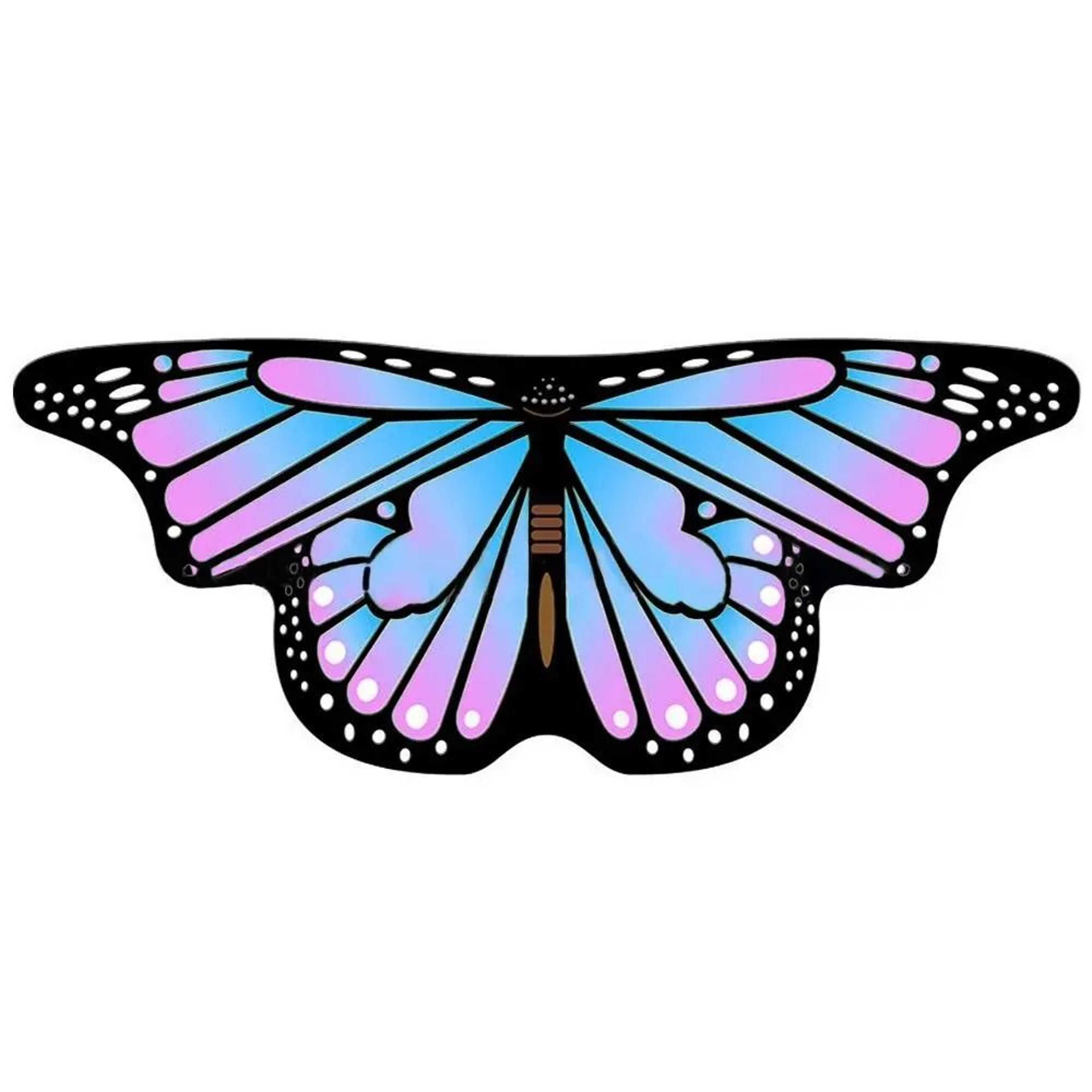 Kids Butterfly Wings Cape Girls Fairy Shawl Pixie Cloak Colorful Costume Dress Up Accessory For Par 13