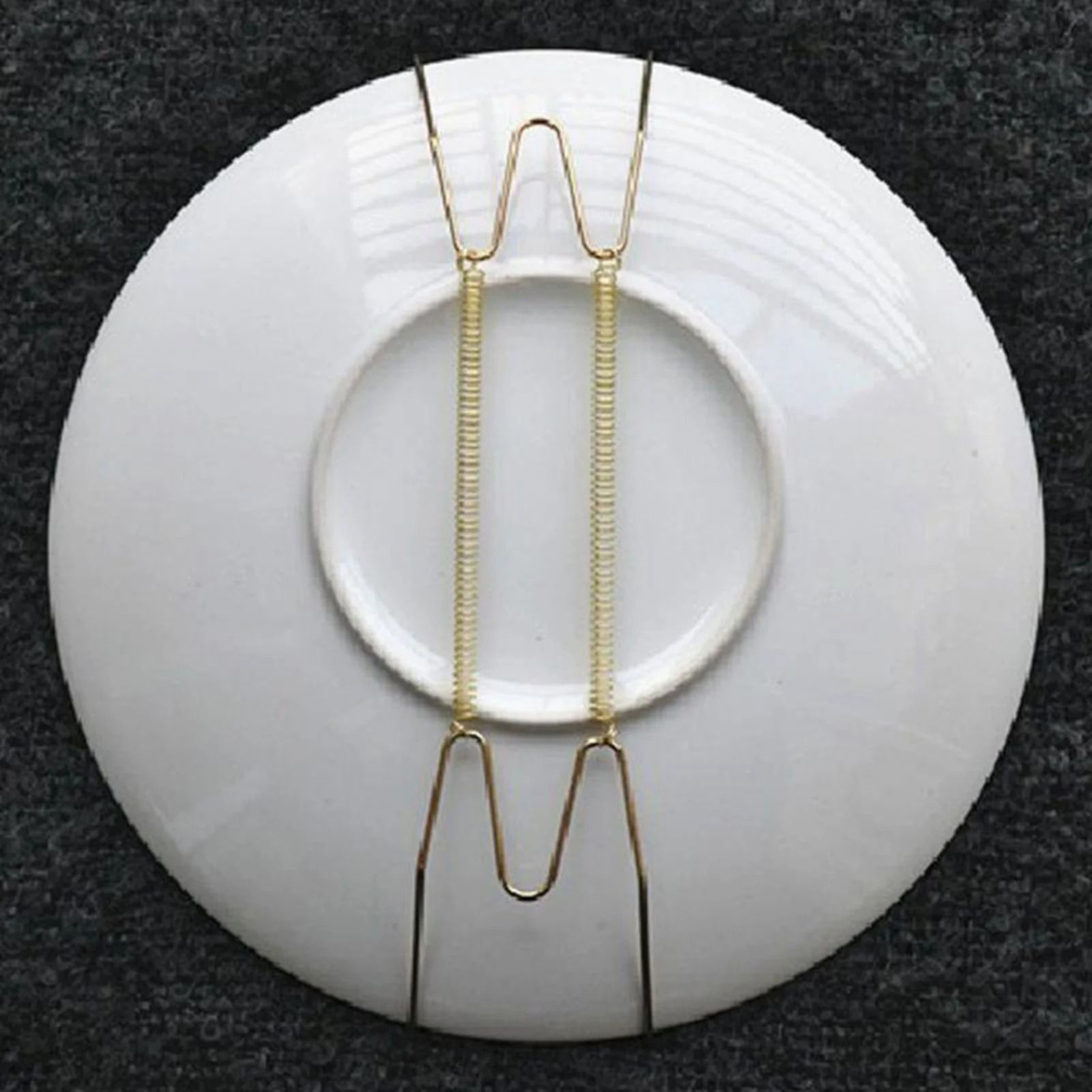 4 Pcs Invisible Plate Hangers Wall Hooks Holder Set For Decorative Plates Porcelain Home Decor 1
