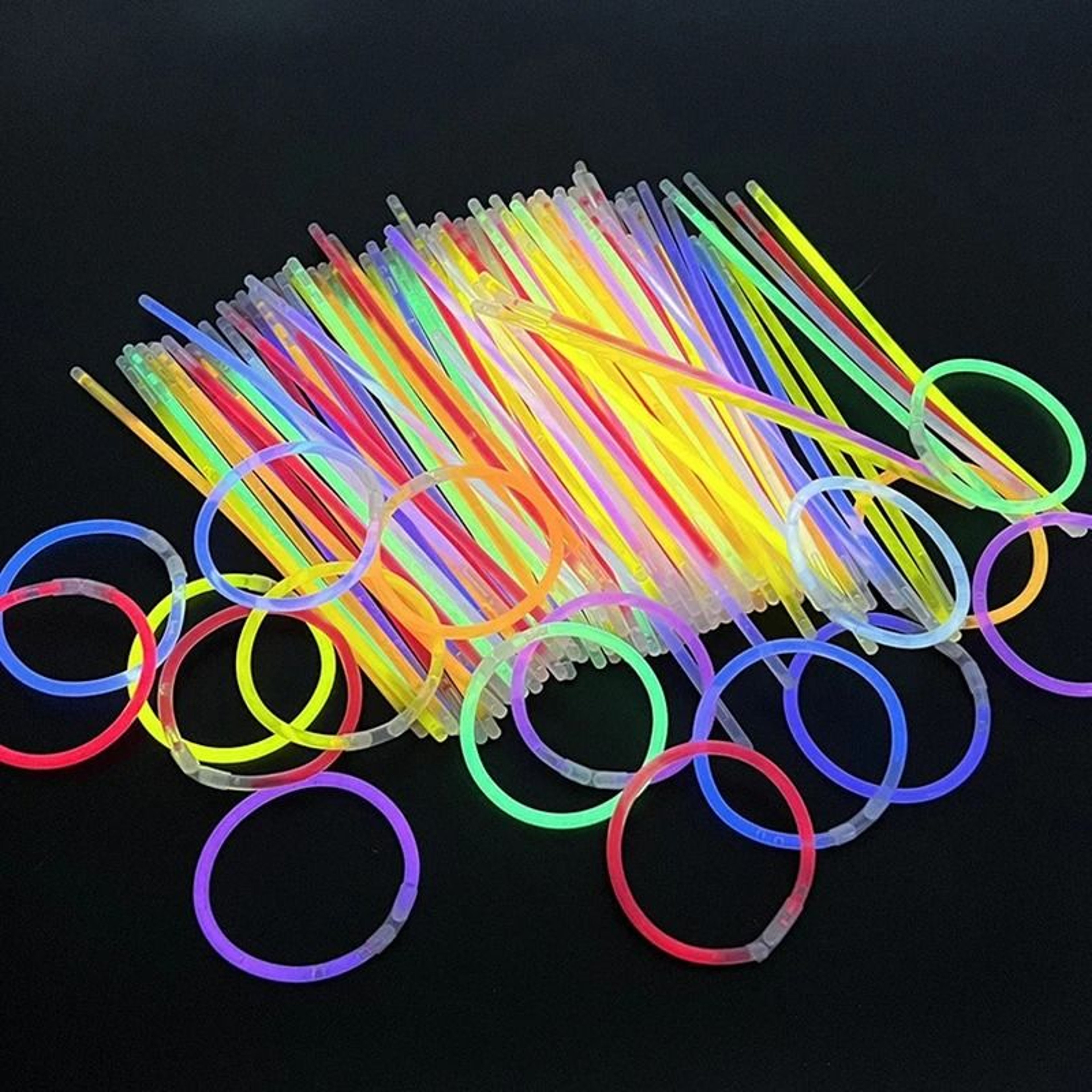 Glow Stick Set Night Glowing Fluorescence Sticks Cheering Props Festival Home Party Garden DIY Deco 1