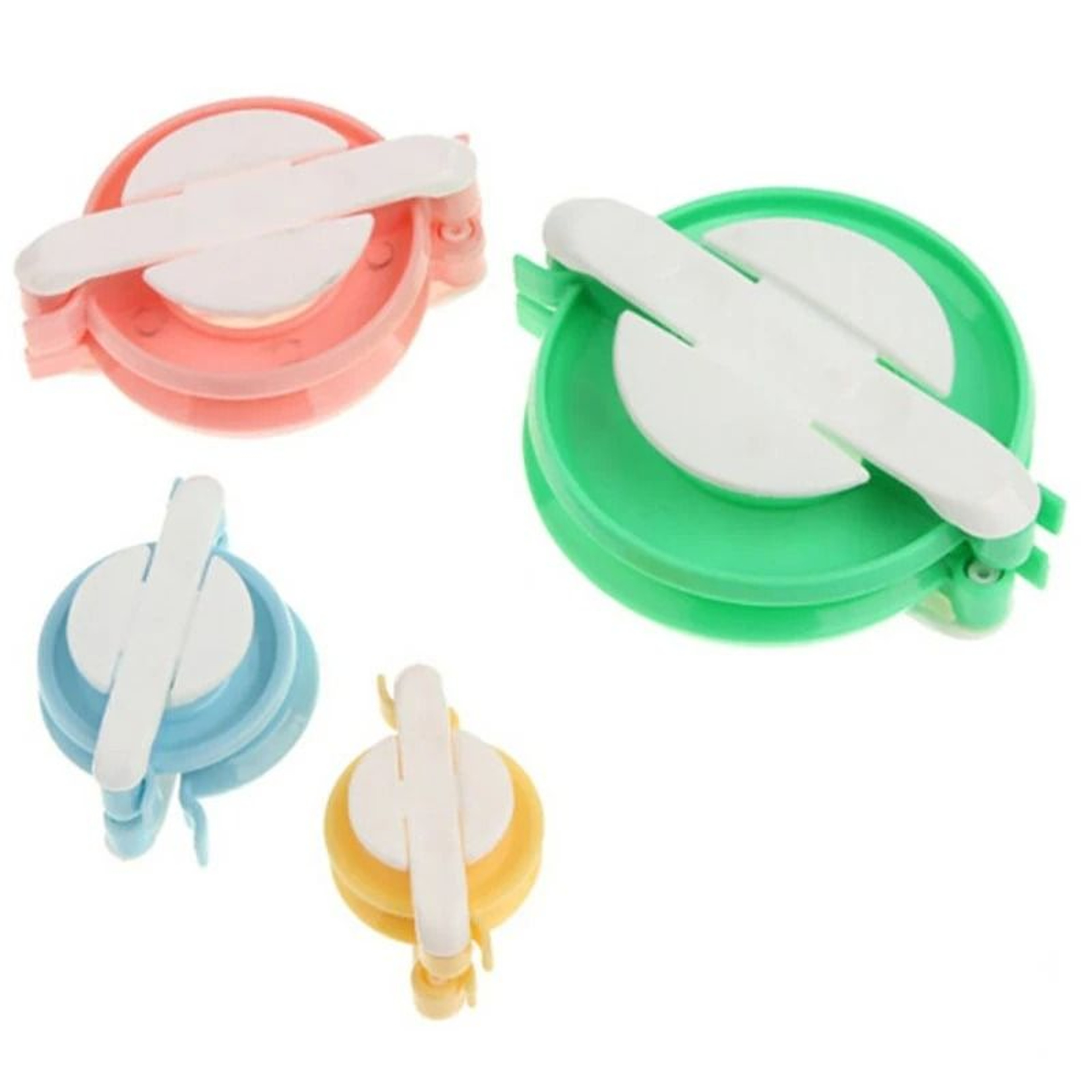 4 Pieces Set Weave Tool Pompom Maker Wool Ball Knitting Braiding Device Craft Kit 3