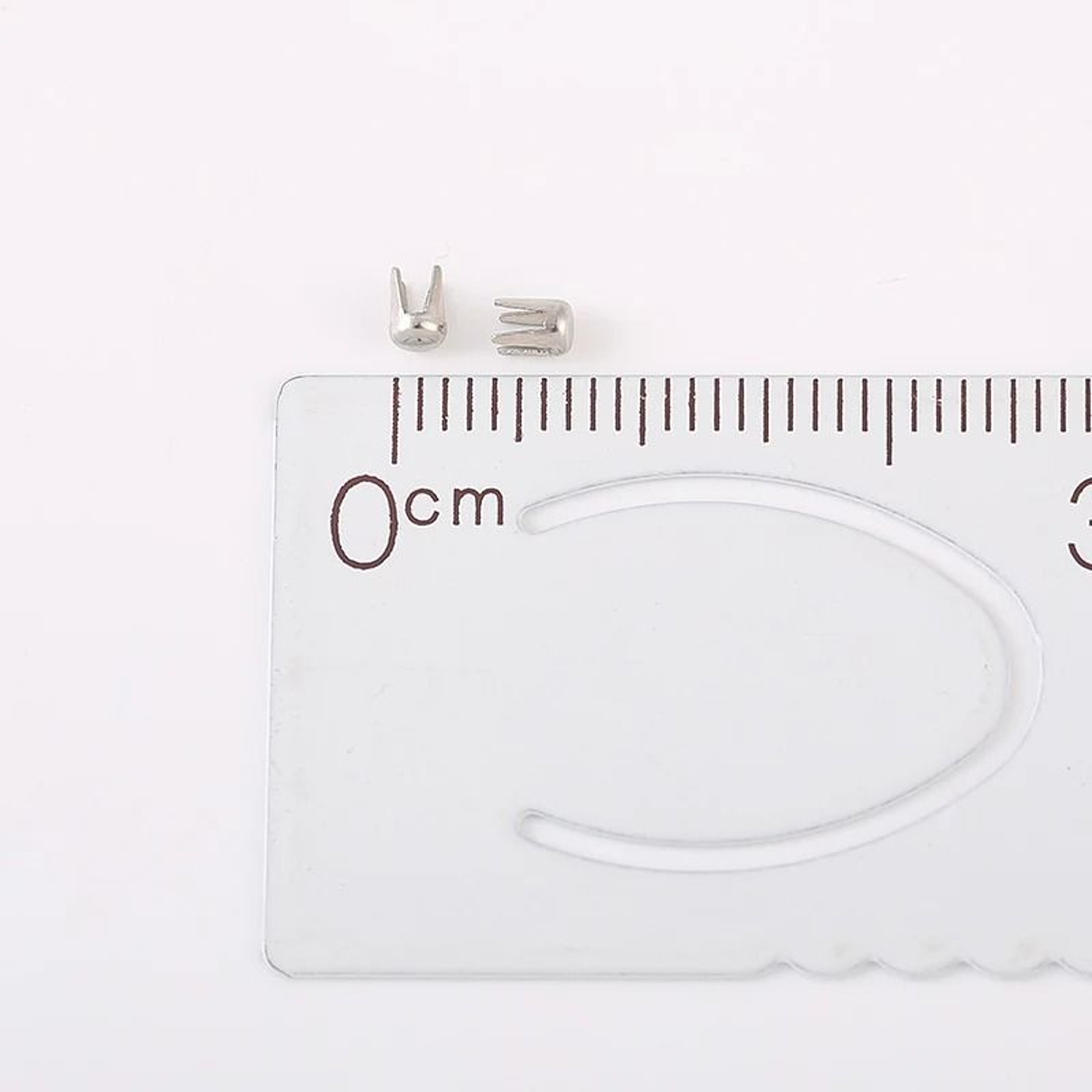 009in Spikes Rivets Stainless Steel Four Claw Pearl Nails DIY Beading Machine Accessories 4