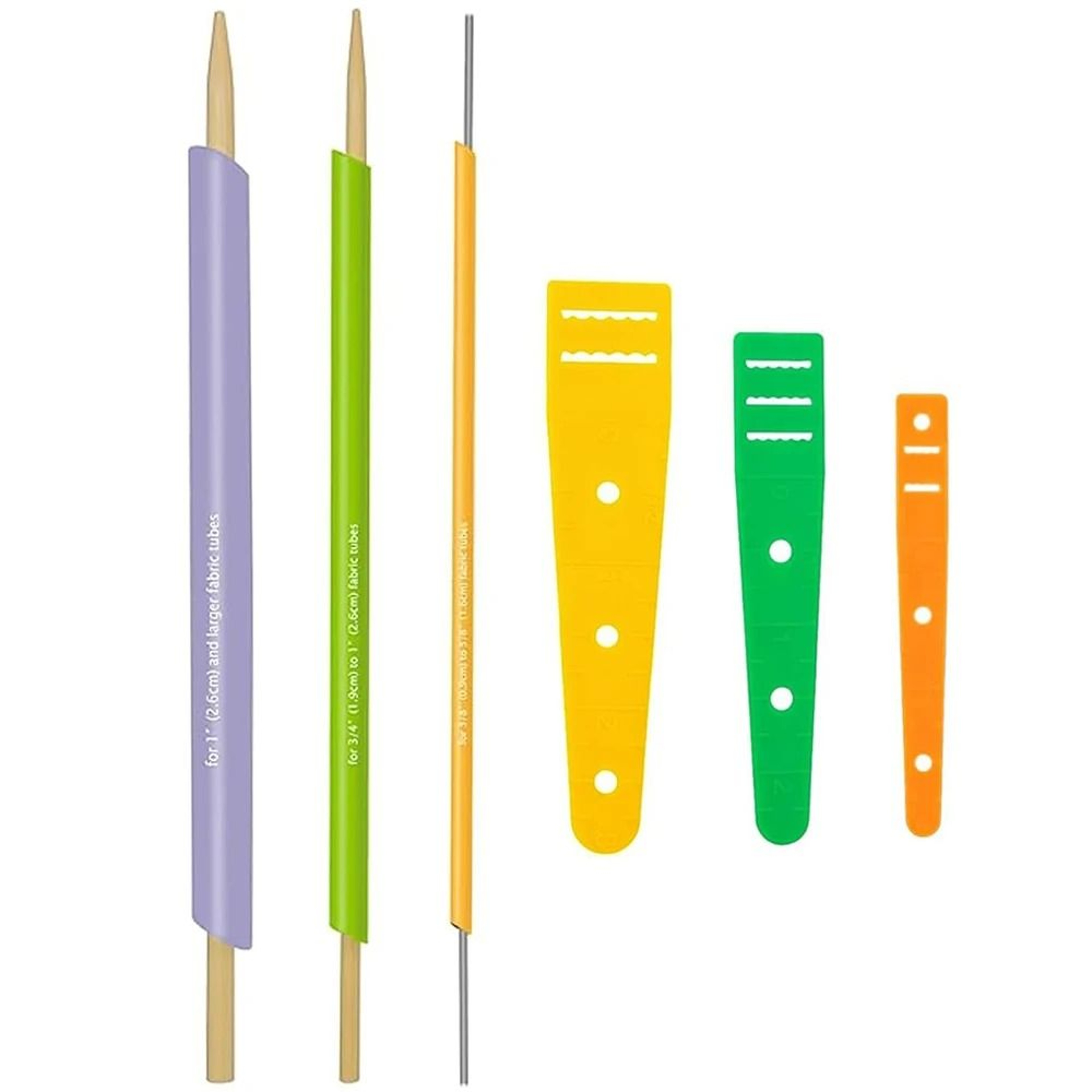 13 Pieces Quick Tube Fabric And Drawstring Threading Threader Set For Sewing Bags Cloth Doll Making 8