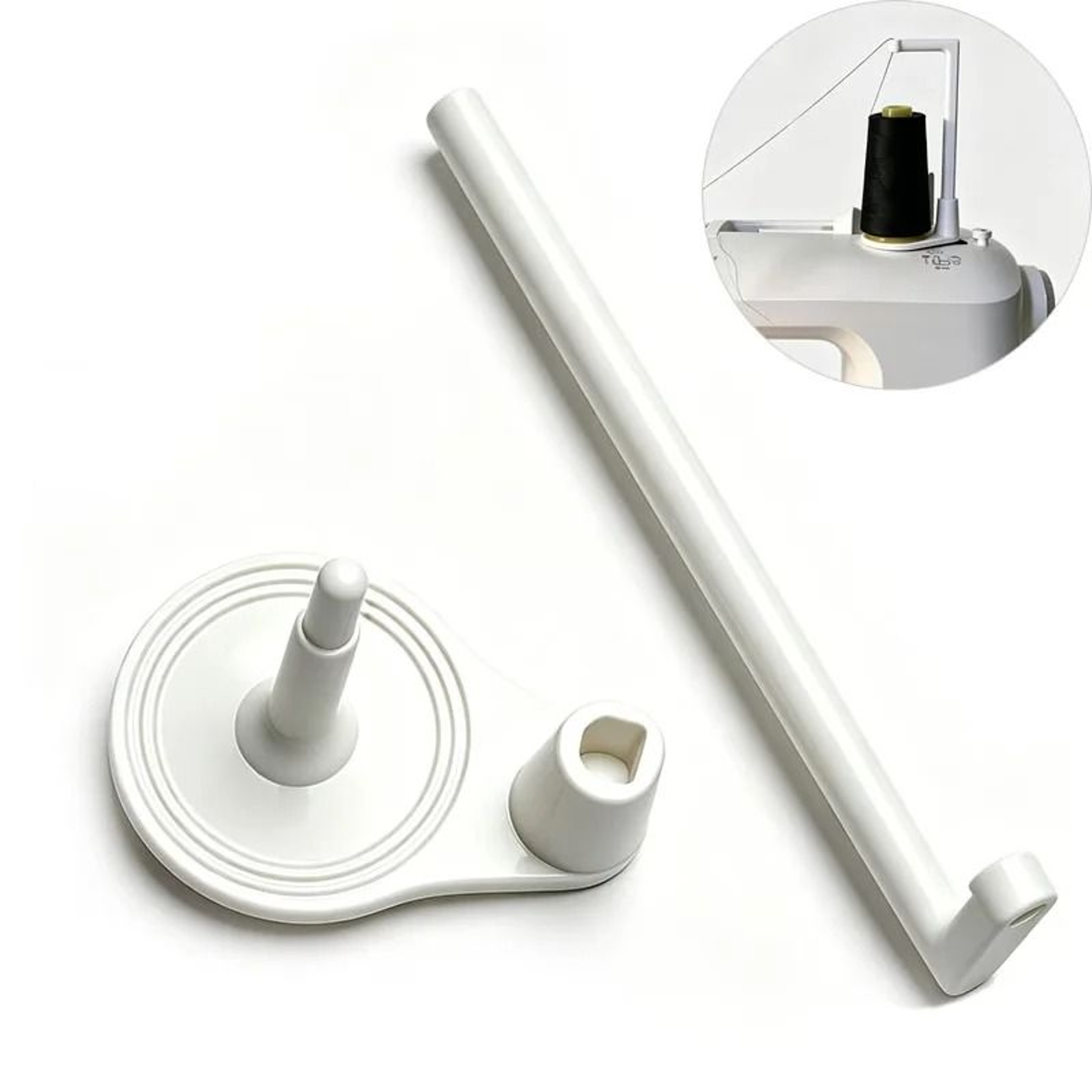 Vertical Large Capacity Thread Spool Stand Holder With Anti Tangle Wire Guide For Sewing Machines 4
