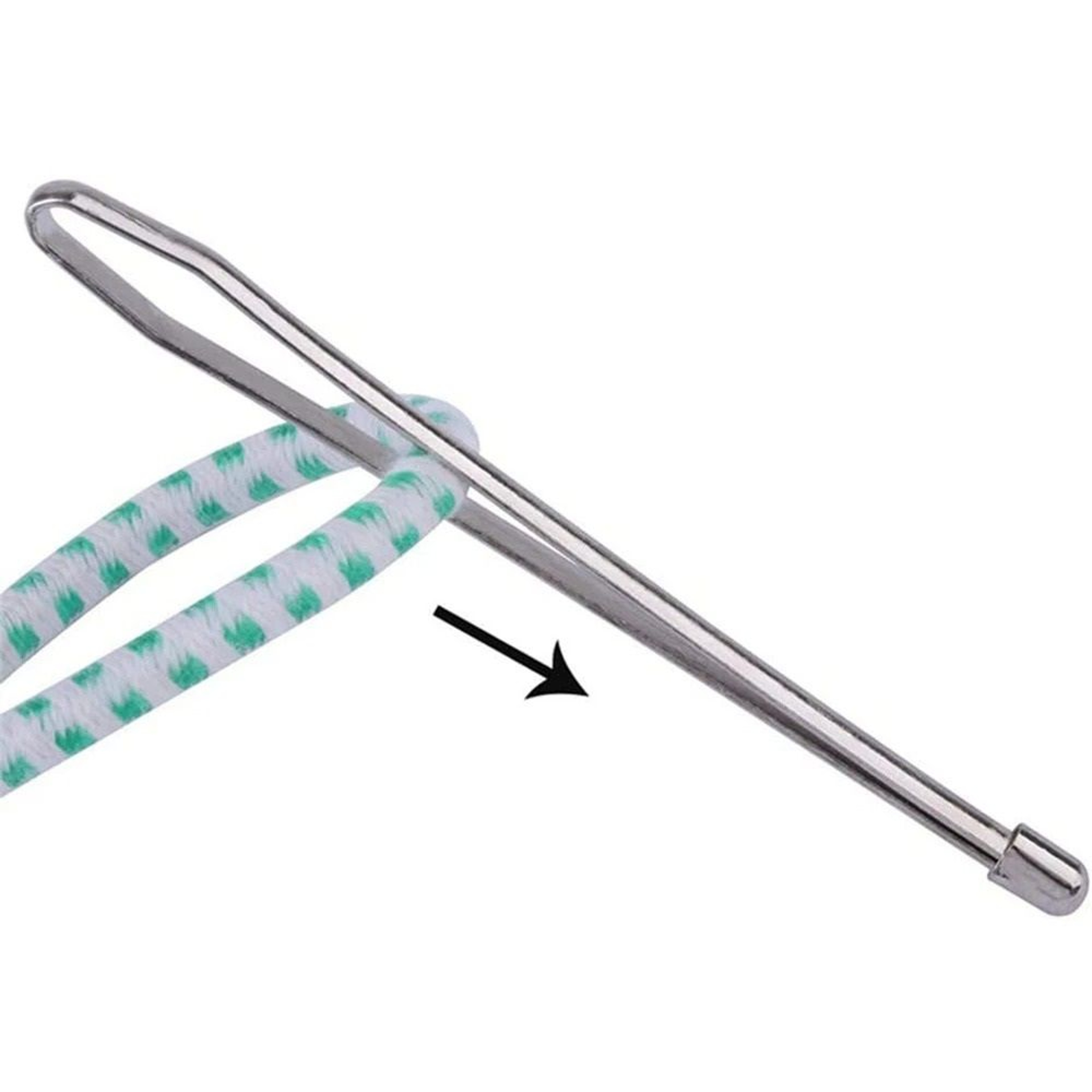 Easy Pull Bodkin Needle Threader Tweezer Metal Bodkin Tool For Elastic Ribbon Drawstring Tape Threa 4