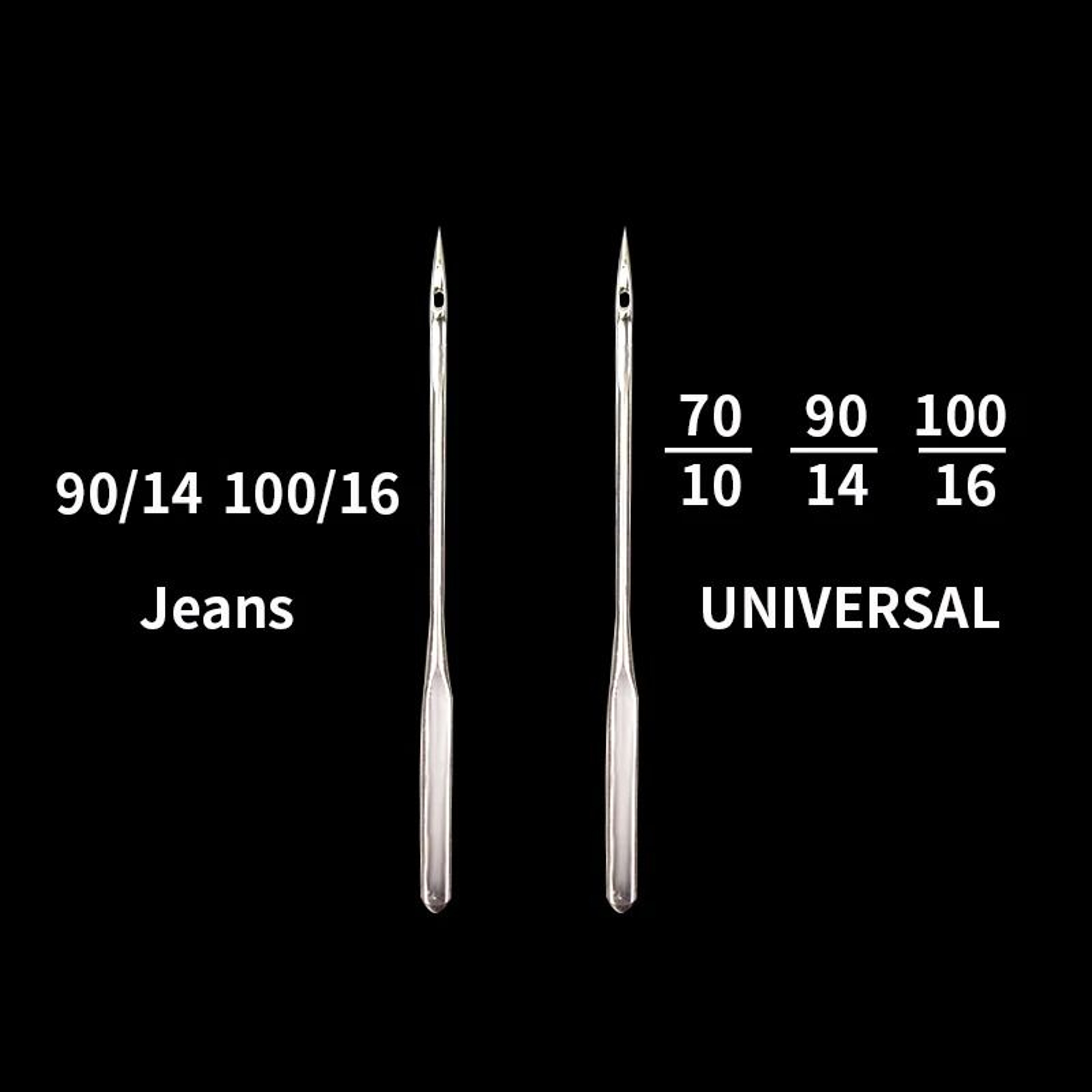 20 Pieces Universal Jeans Sewing Machine Needles Set Regular Point And Ball Point 3