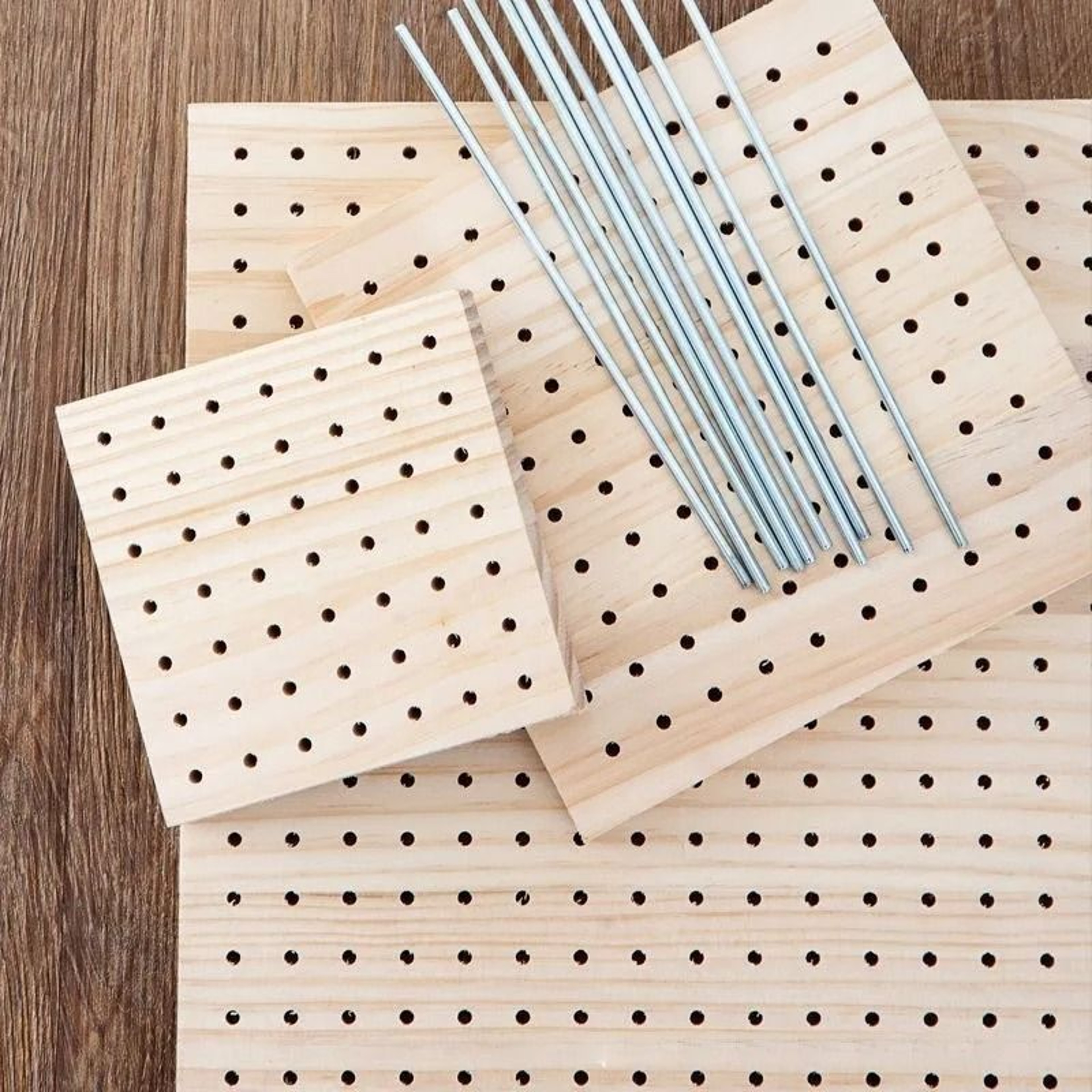 Wooden Crochet Blocking Board Grid Plate With Stainless Steel Pins For Square Knitting And Weaving 3
