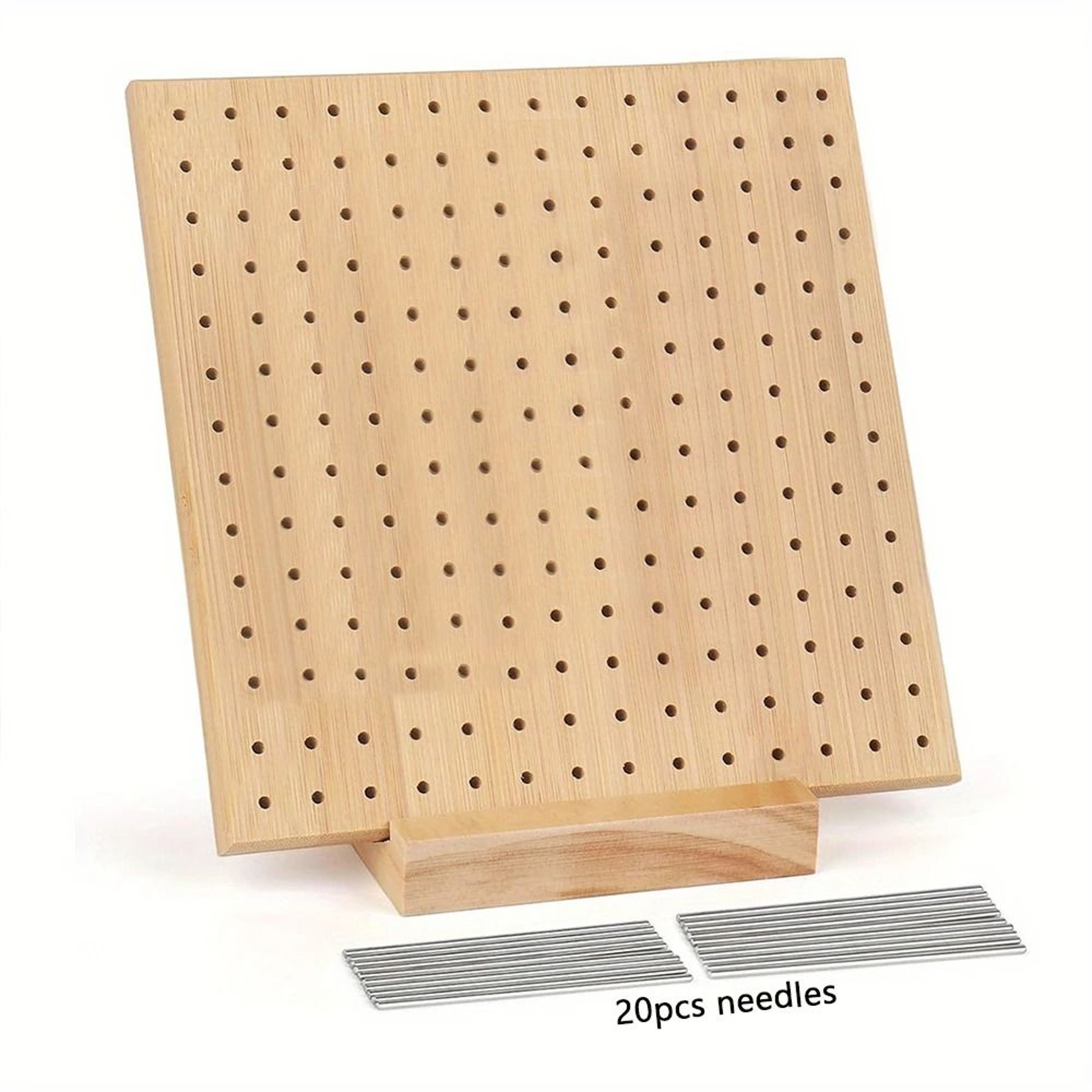 Wooden Crochet Blocking Board Grid Plate With Stainless Steel Pins For Square Knitting And Weaving 9