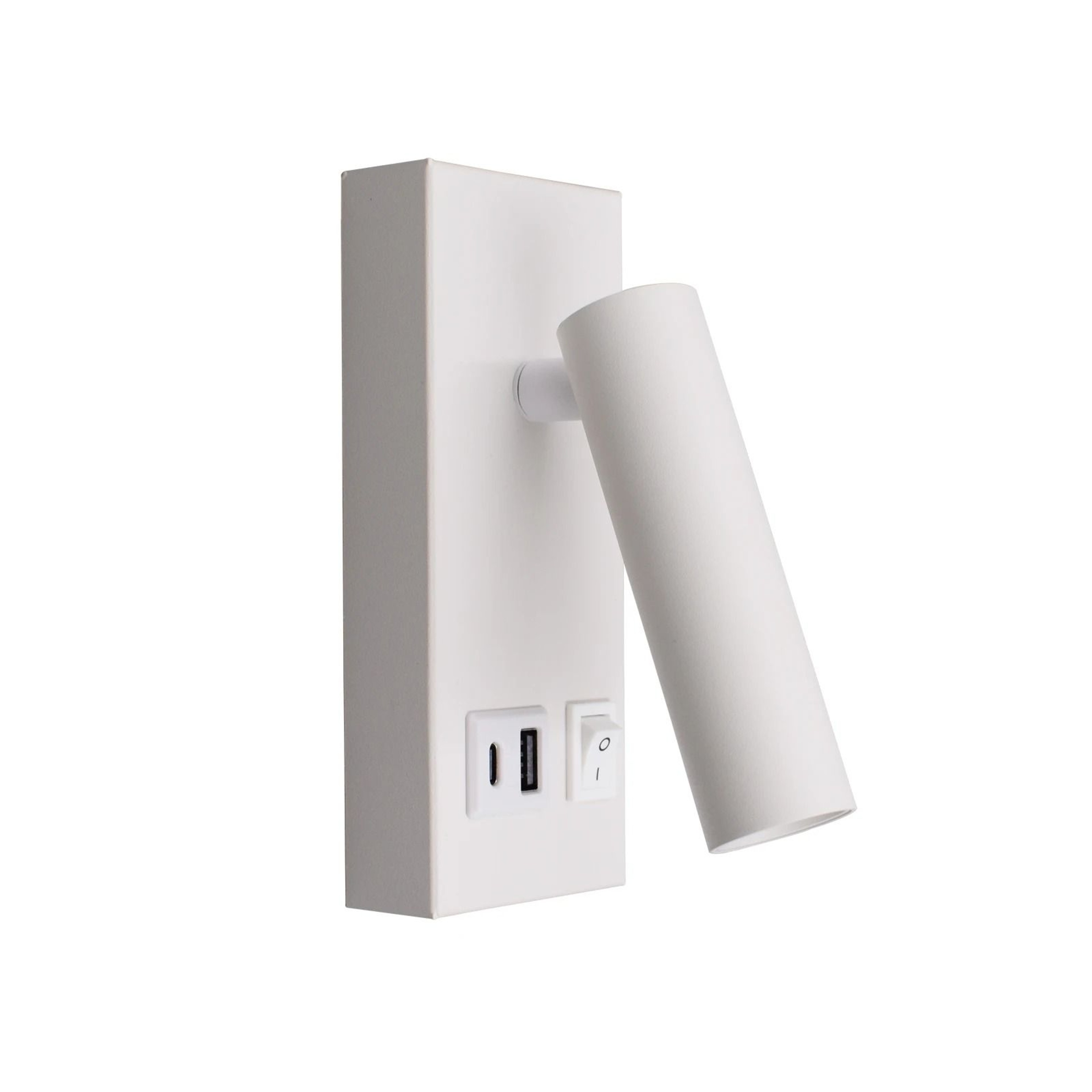 Modern Bedside LED Wall Lamp With Adjustable Spotlight And BuiltIn USB And TypeC Charging Ports 4
