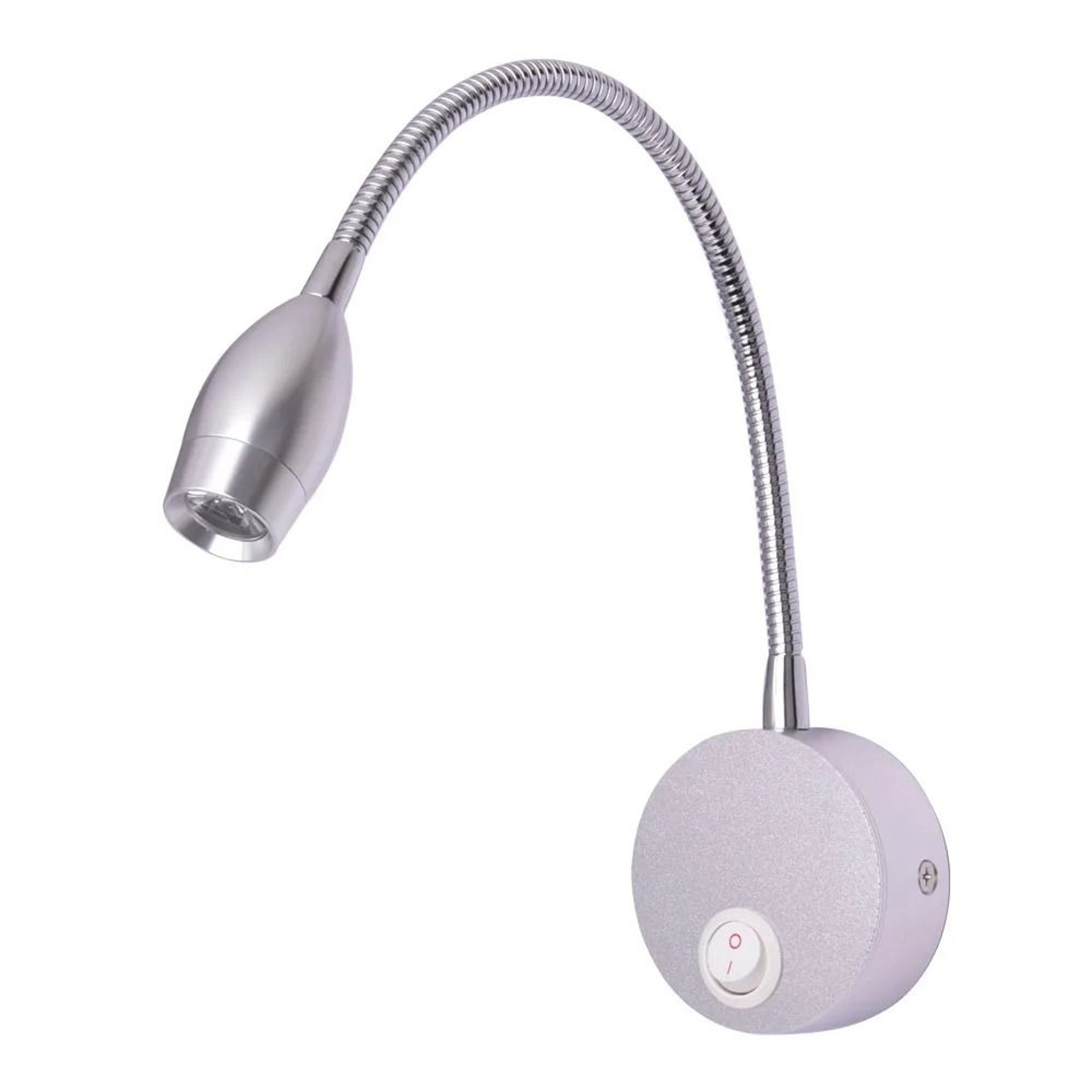 3W LED Flexible Lotus Shape Wall Bedside Spotlight With Rotating Arm And Switch In Antique Bronze 2