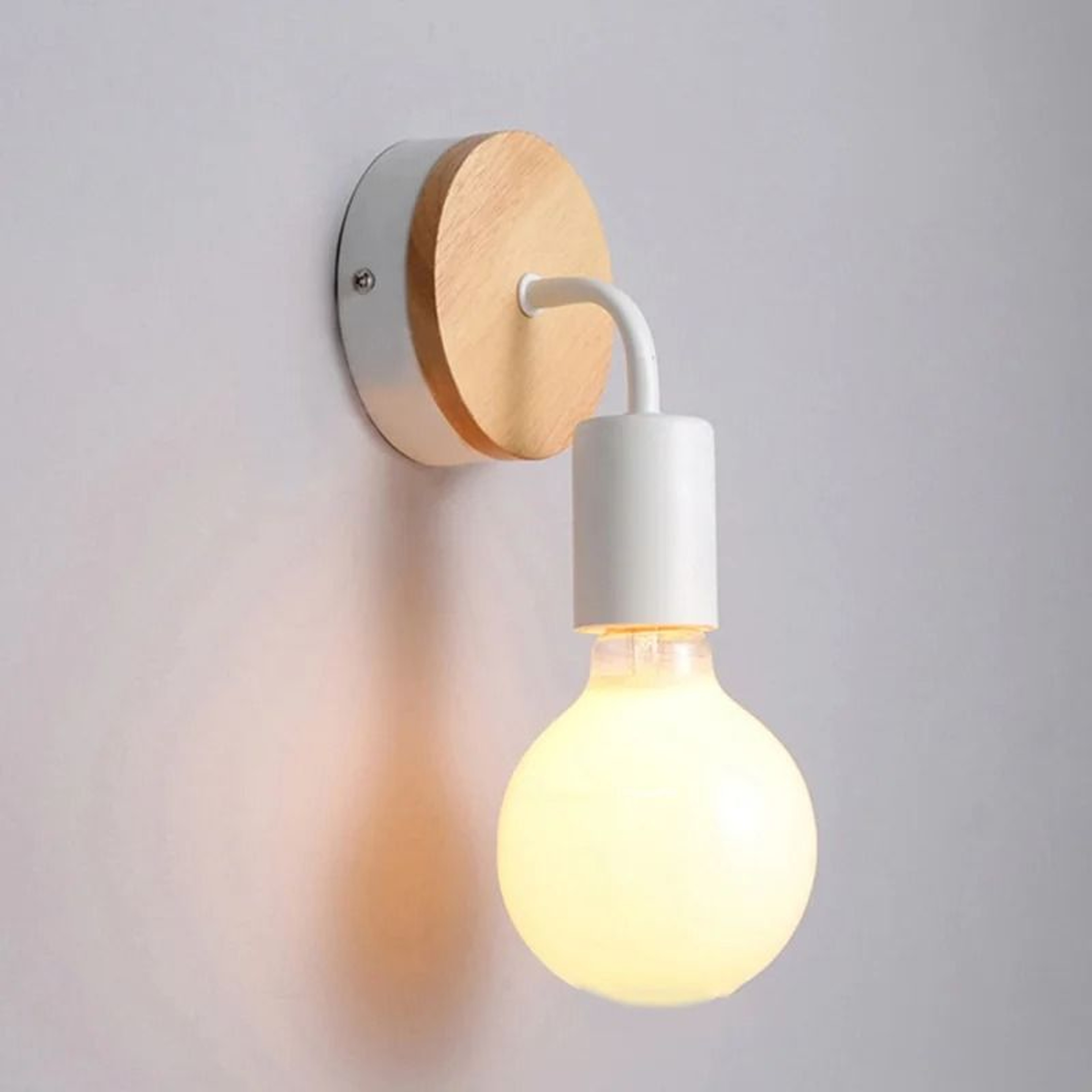 Nordic Minimalist LED Wall Light Sconce With E27 Base For Bedroom Living Room And Corridor 1