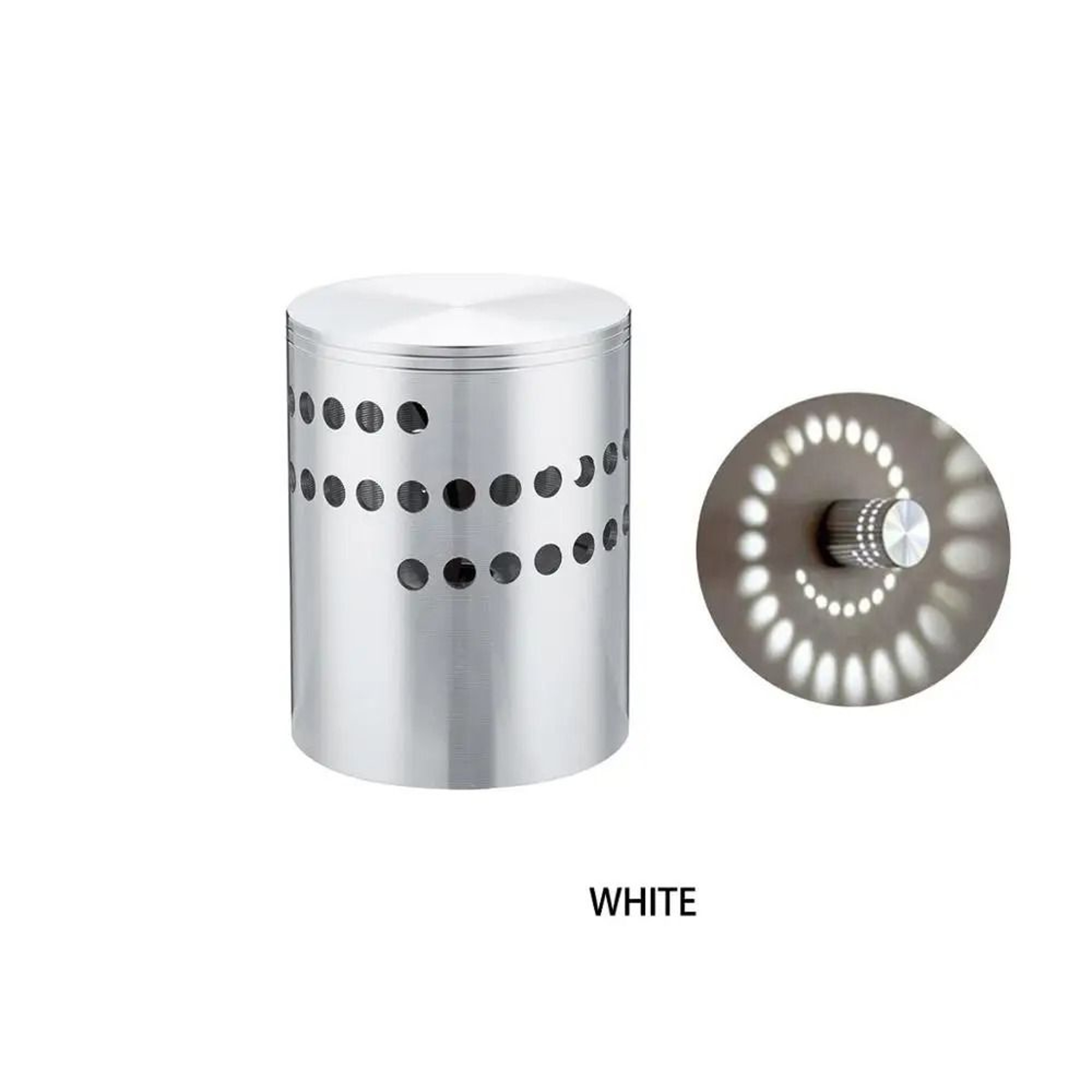RGB Spiral Hole LED Wall Light With Remote Control For Party Bar KTV And Home Decoration 7