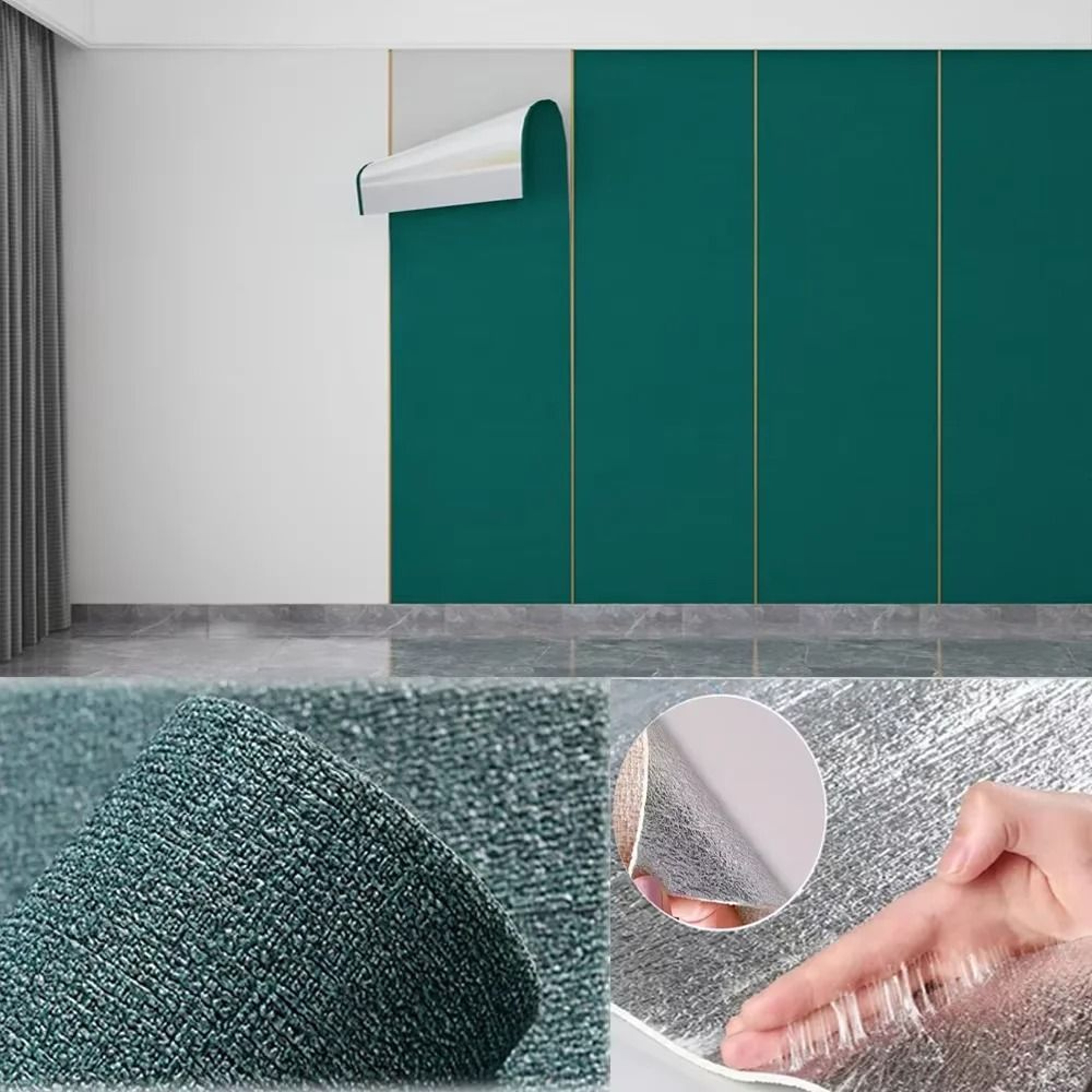 3D Linen Wall Sticker Wallpaper Self Adhesive Waterproof Panel For Living Room Bedroom And Bathroom 11