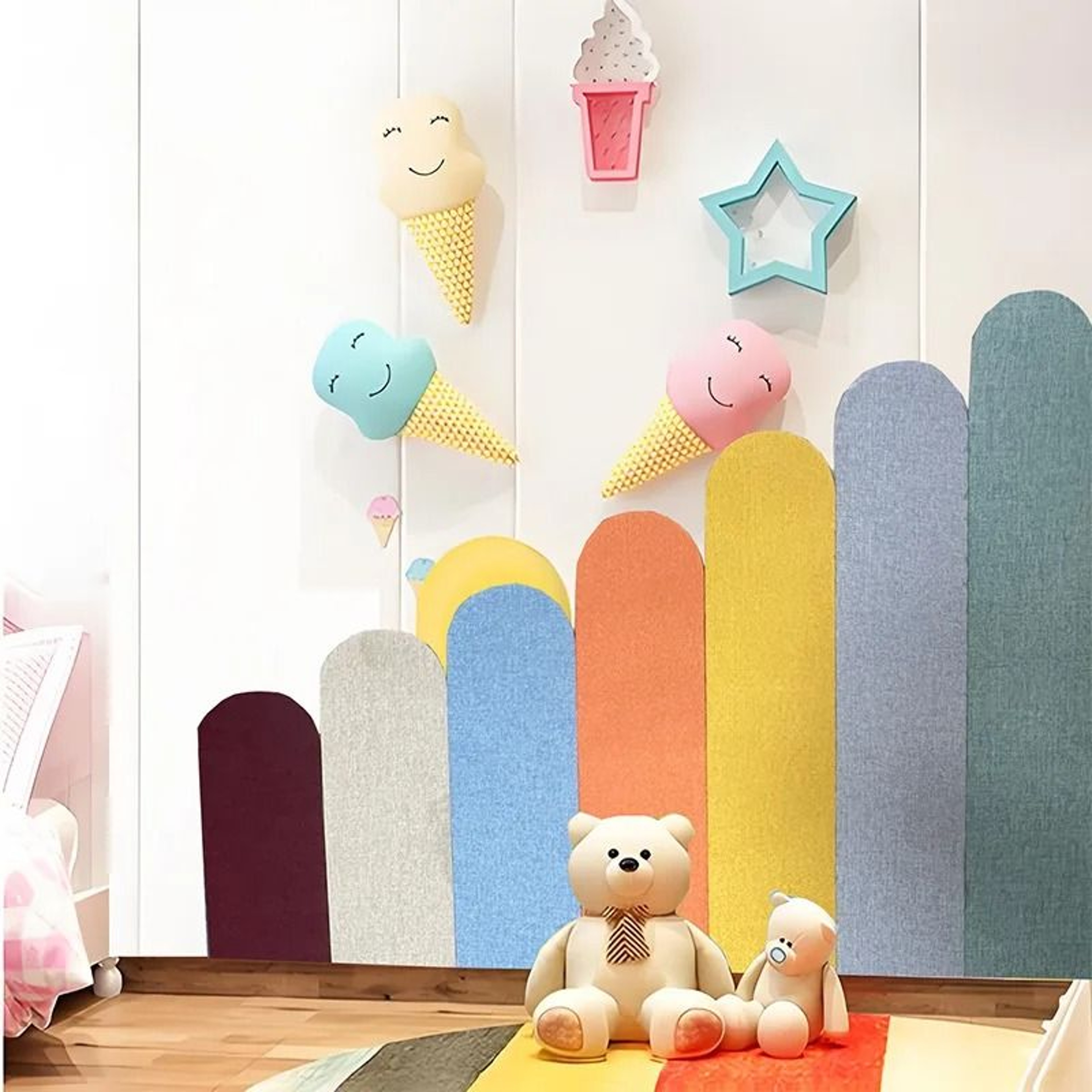 Anti Collision Self Adhesive 3D Foam Wall Panels For Childrens Room Living Room And Kindergarten 1