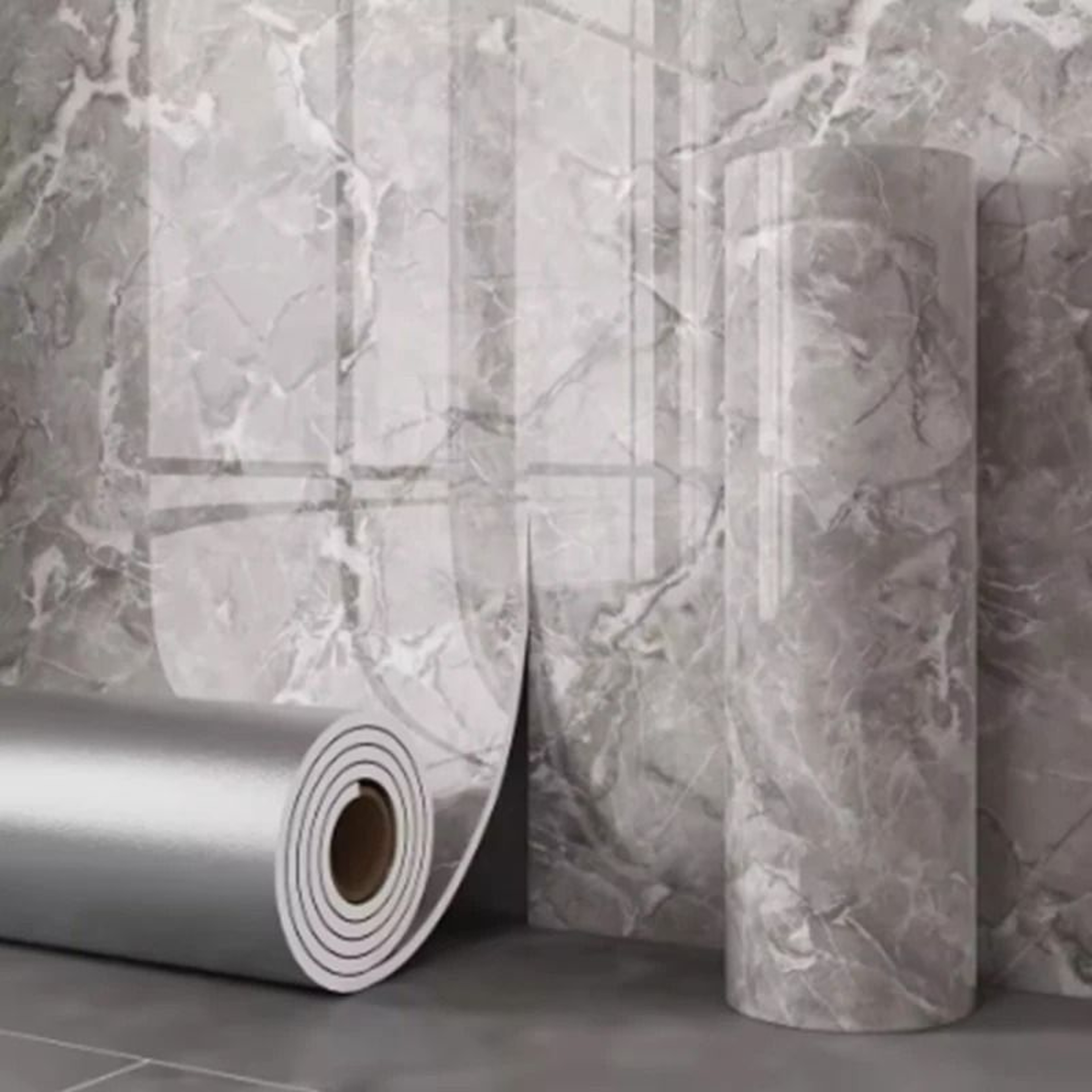 Marble Thick Foam Imitation Ceramic Tile Self Adhesive Waterproof Wallpaper Wall Sticker 10