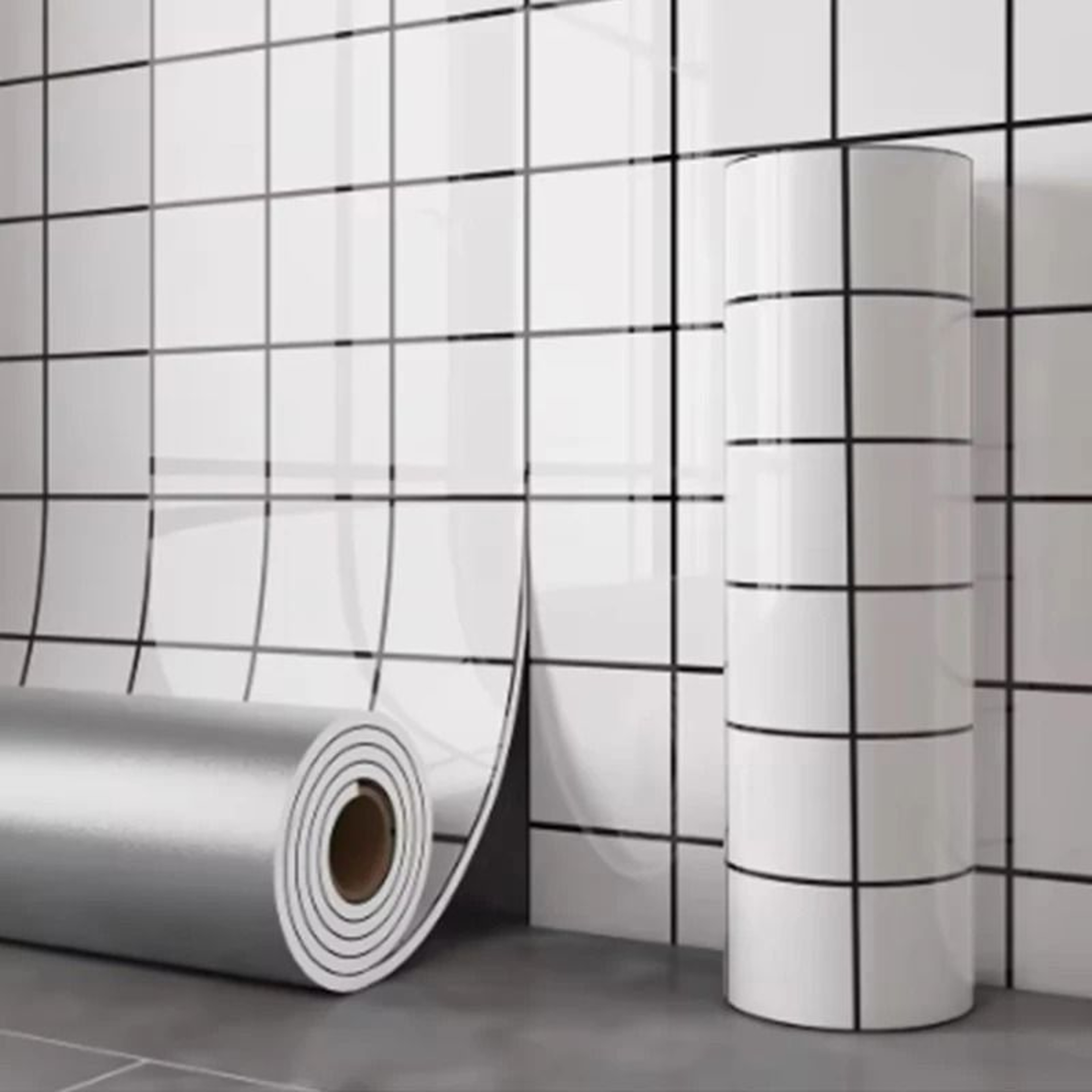 Marble Thick Foam Imitation Ceramic Tile Self Adhesive Waterproof Wallpaper Wall Sticker 14