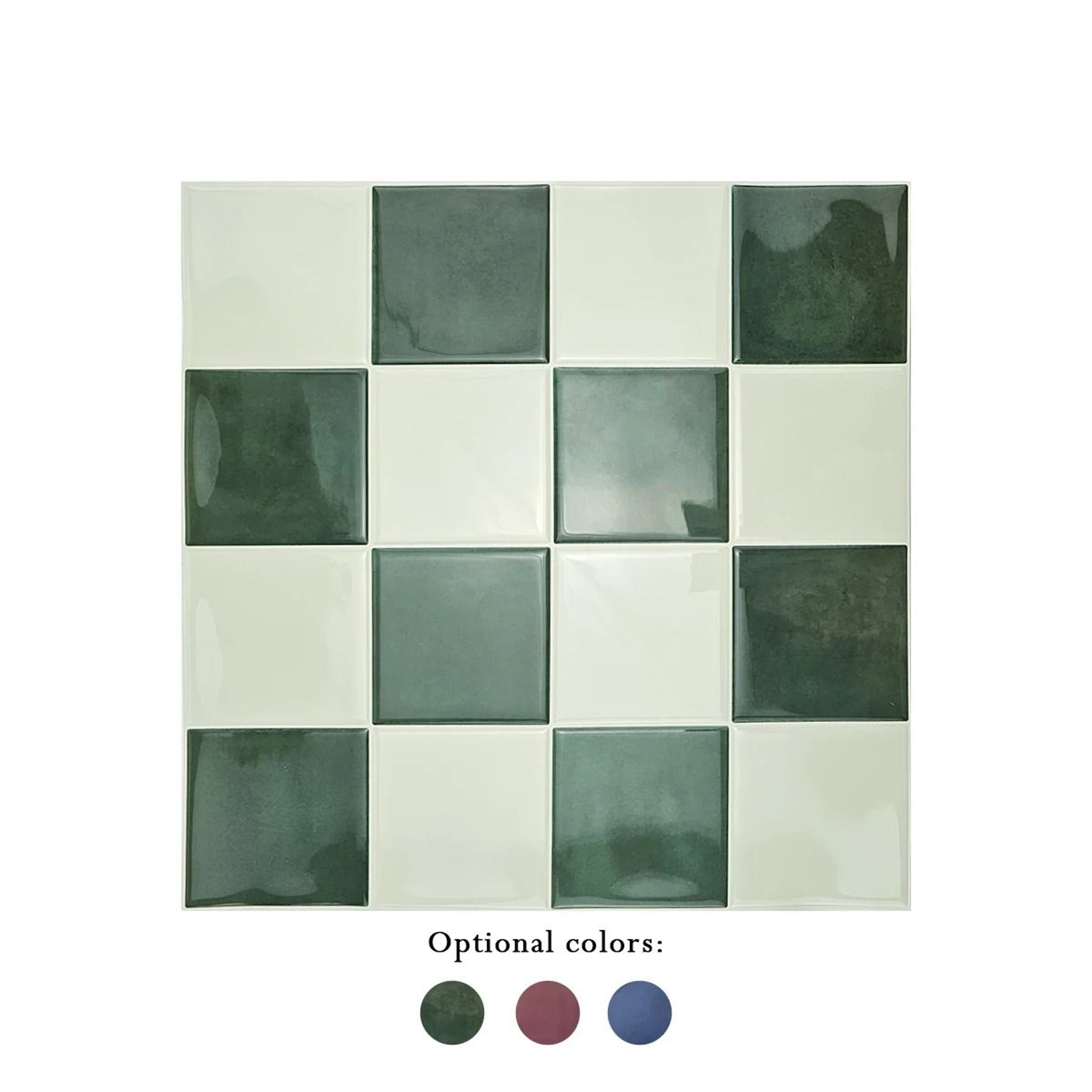 3D Mosaic Style Self Adhesive Wall Tile Kitchen Backsplash Square Stickers For Kitchen Wall Decorat 5