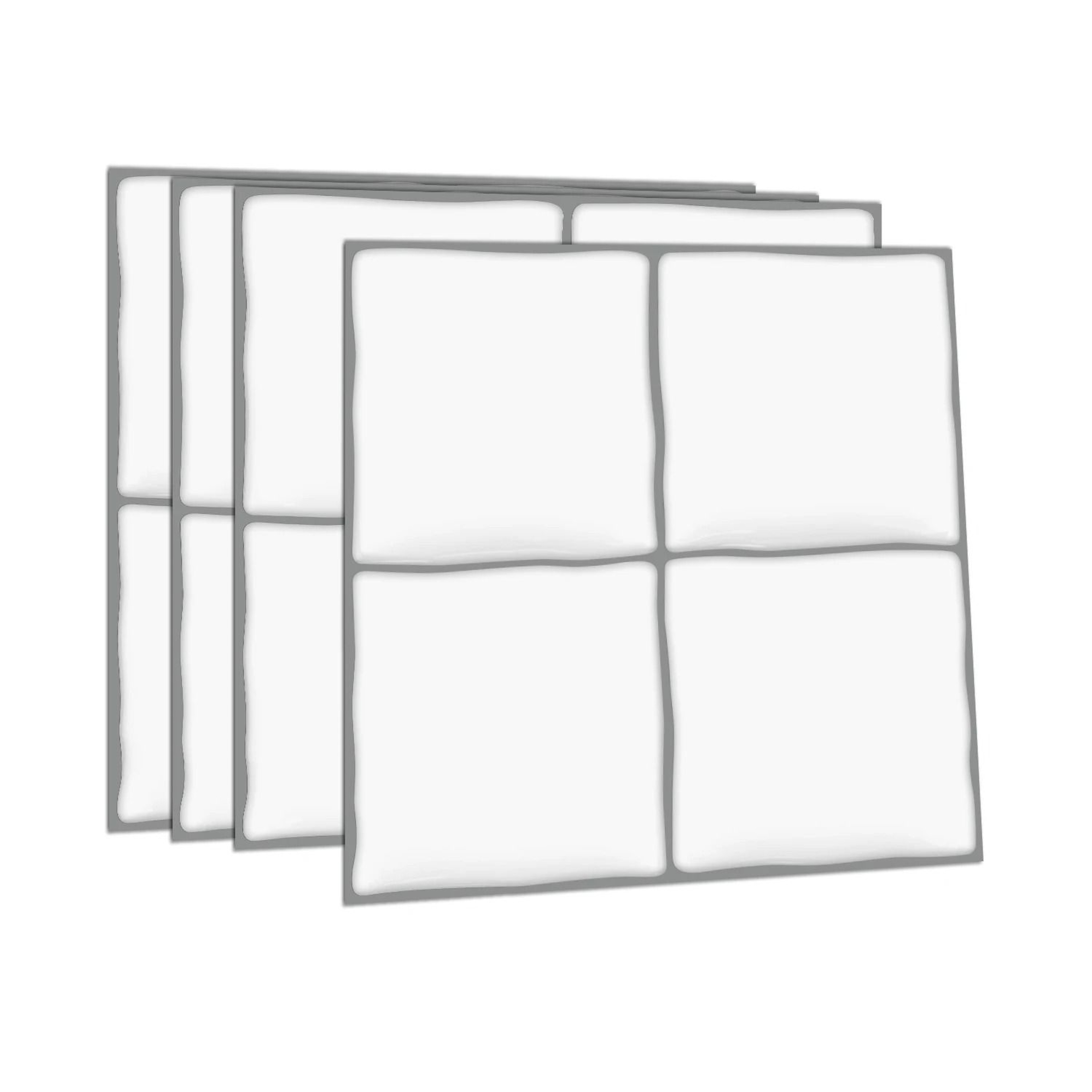 Emerald Glazed Ceramic Texture Wall Decals PET And PU Moisture Proof Peel And Stick Backsplash For  11