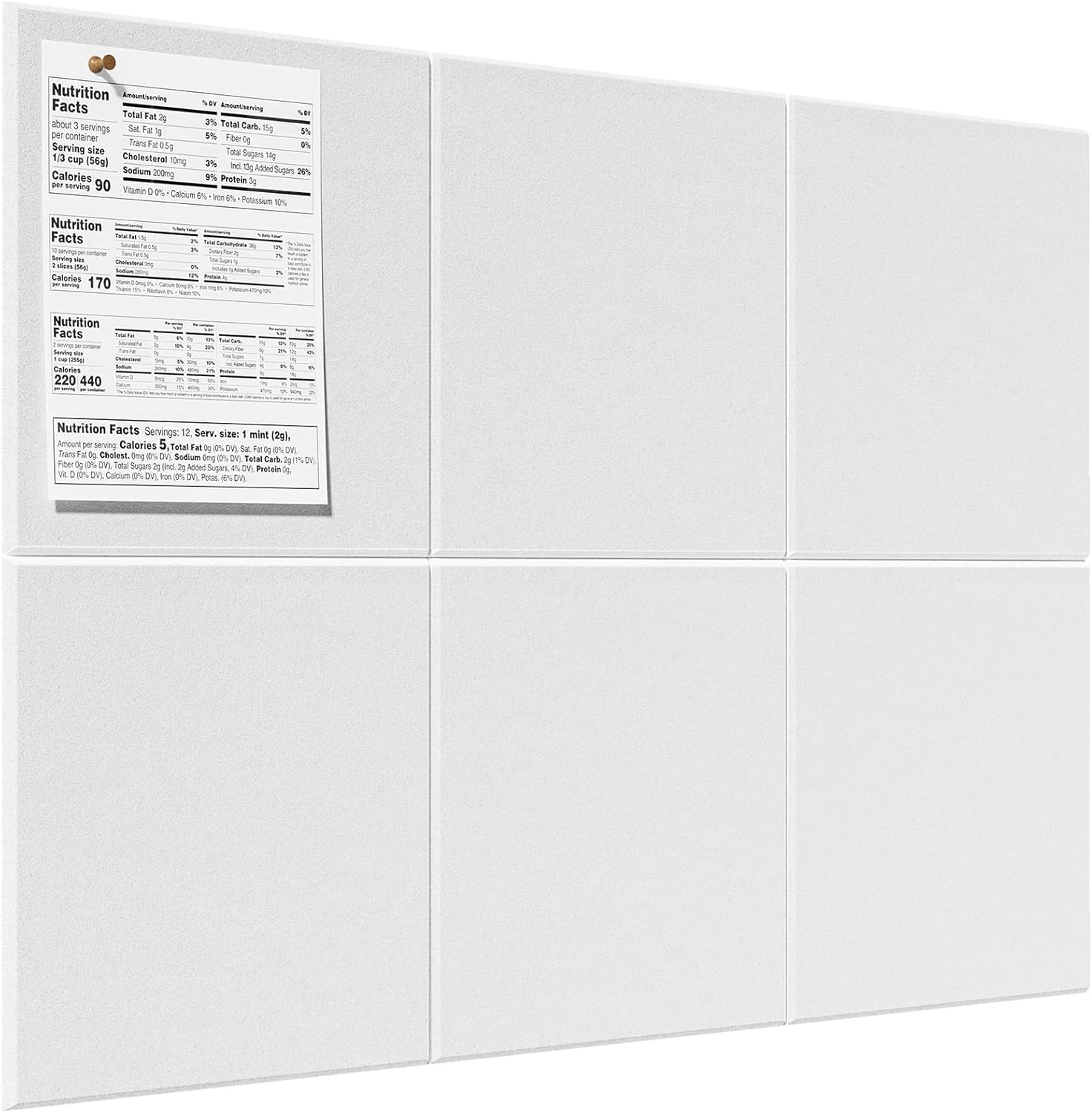 Large Cork Board Alternative Felt Wall Tiles Self Adhesive Bulletin Pin Board Panels For Office And 12